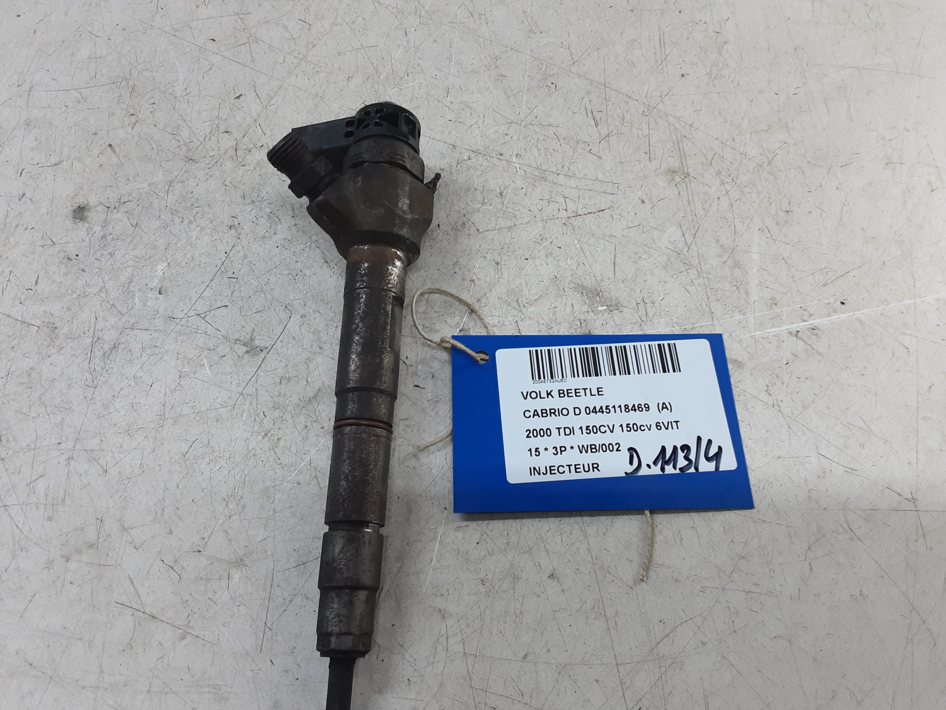 INJECTEUR Vw NEW BEETLE 12+