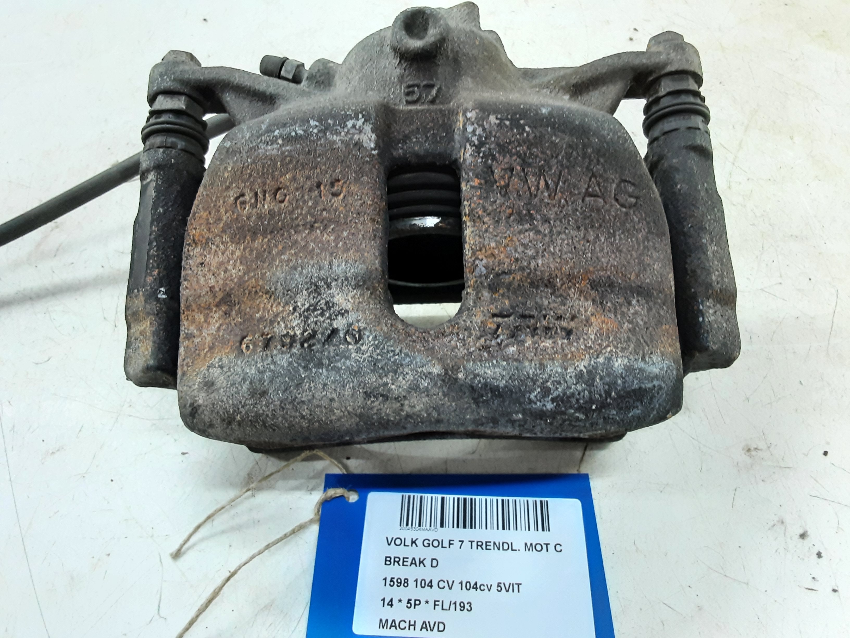 REMKLAUW VOOR RECHTS Vw GOLF VII 11/12 - 17