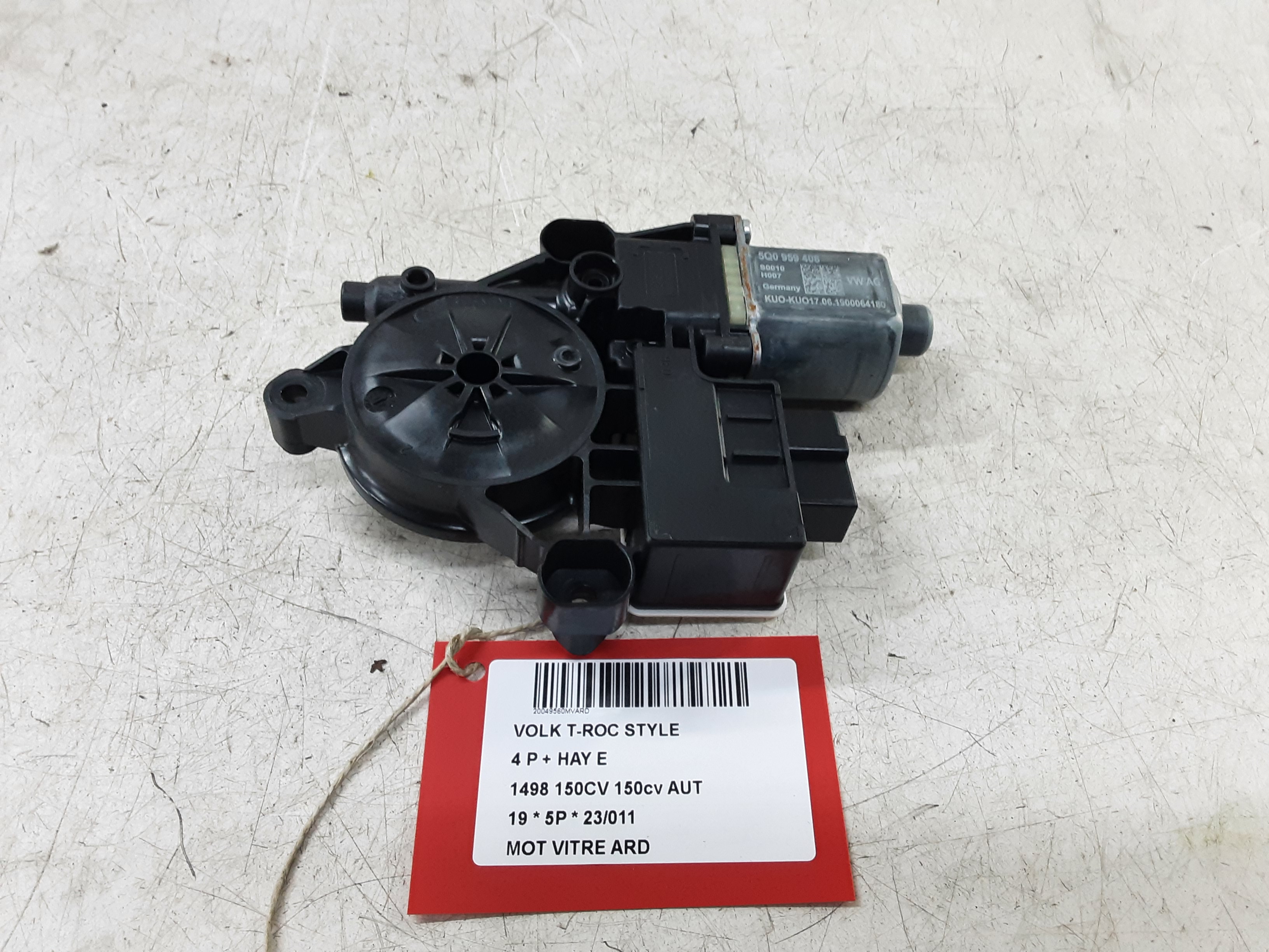 MOTOR RUITMECHANISME ACHTER RECHTS Vw T-ROC 10/17 - 4/22