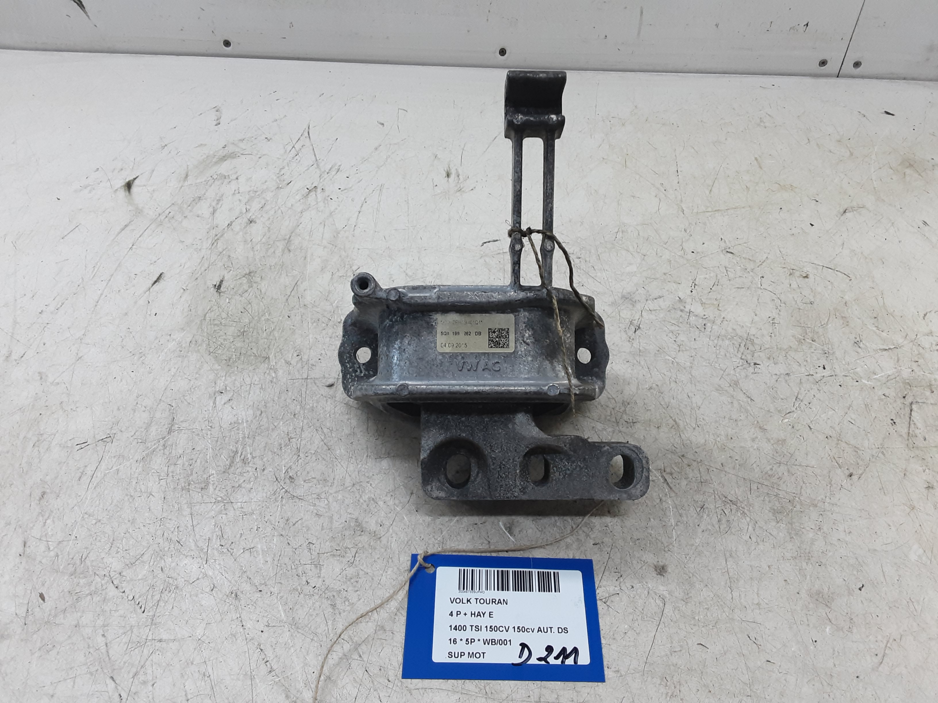 MOTORSTEUN Vw TOURAN 09/15+