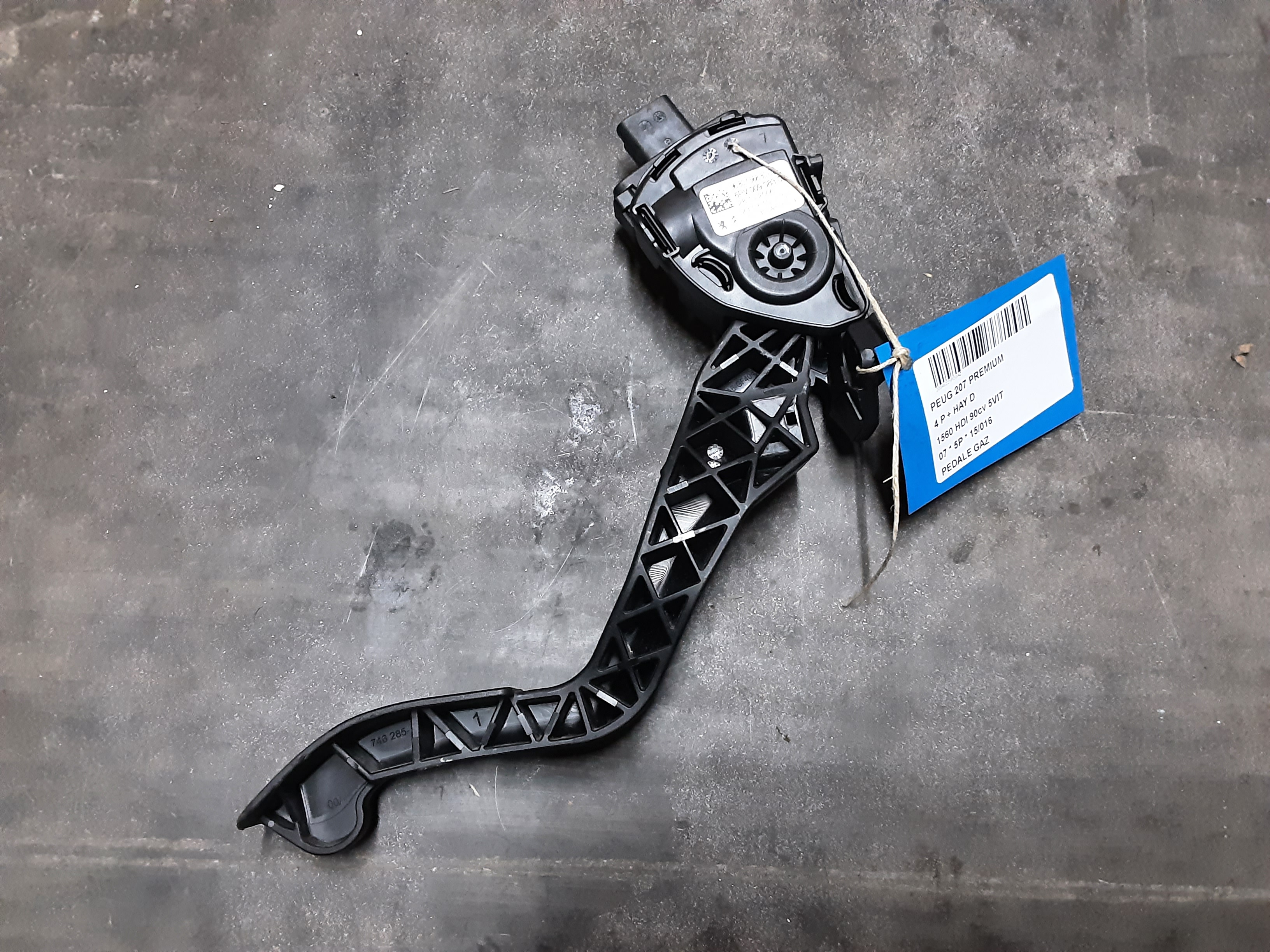 GASPEDAAL Peugeot 207 2/06 &gt; 15