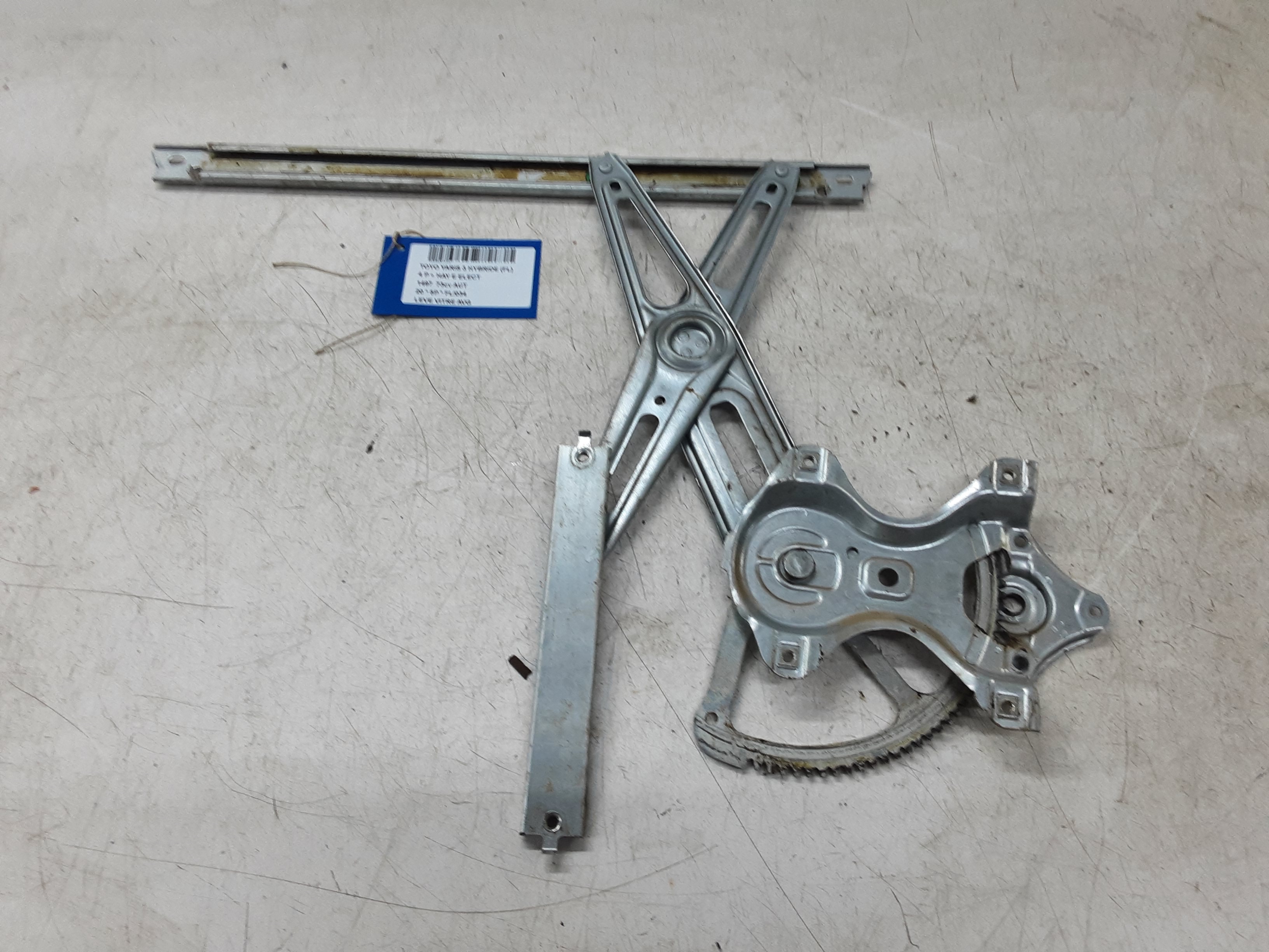RUITMECHANISME VOOR LINKS Toyota YARIS (5) 9/14 - 2/20