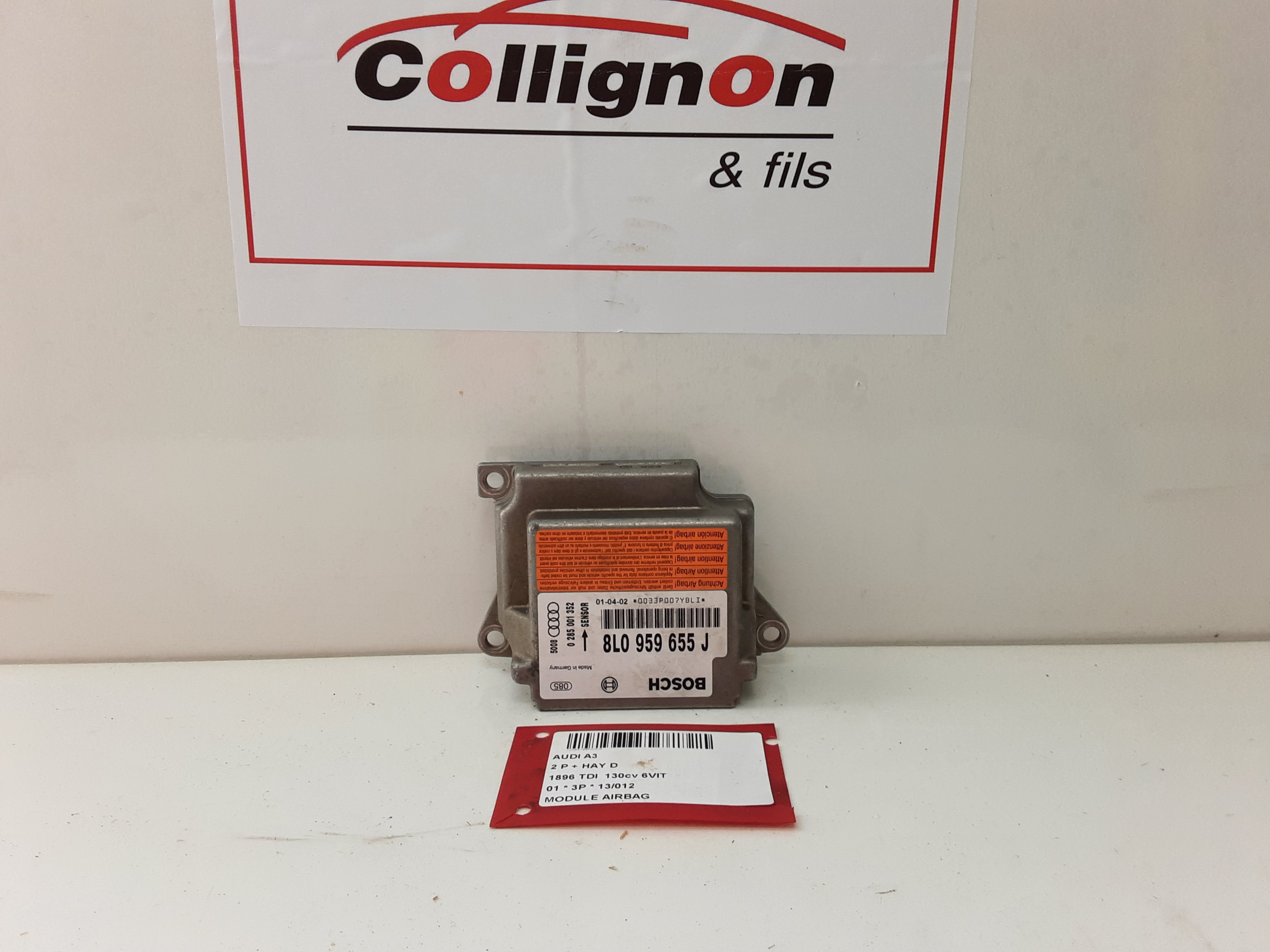 MODULE D&#039;AIRBAG Audi A3 96 - 6/03