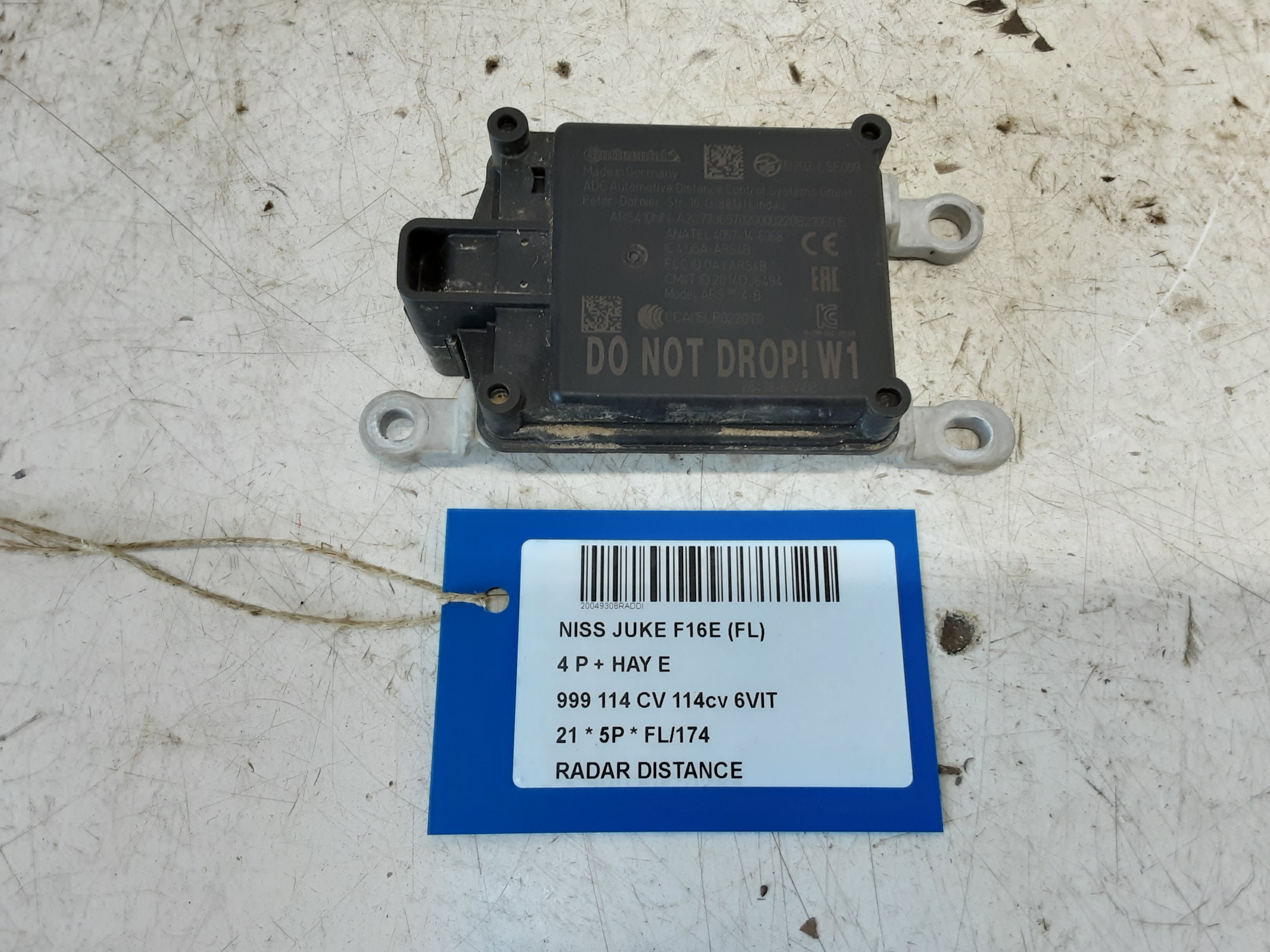 RADAR DE DISTANCE Nissan JUKE 8/19+