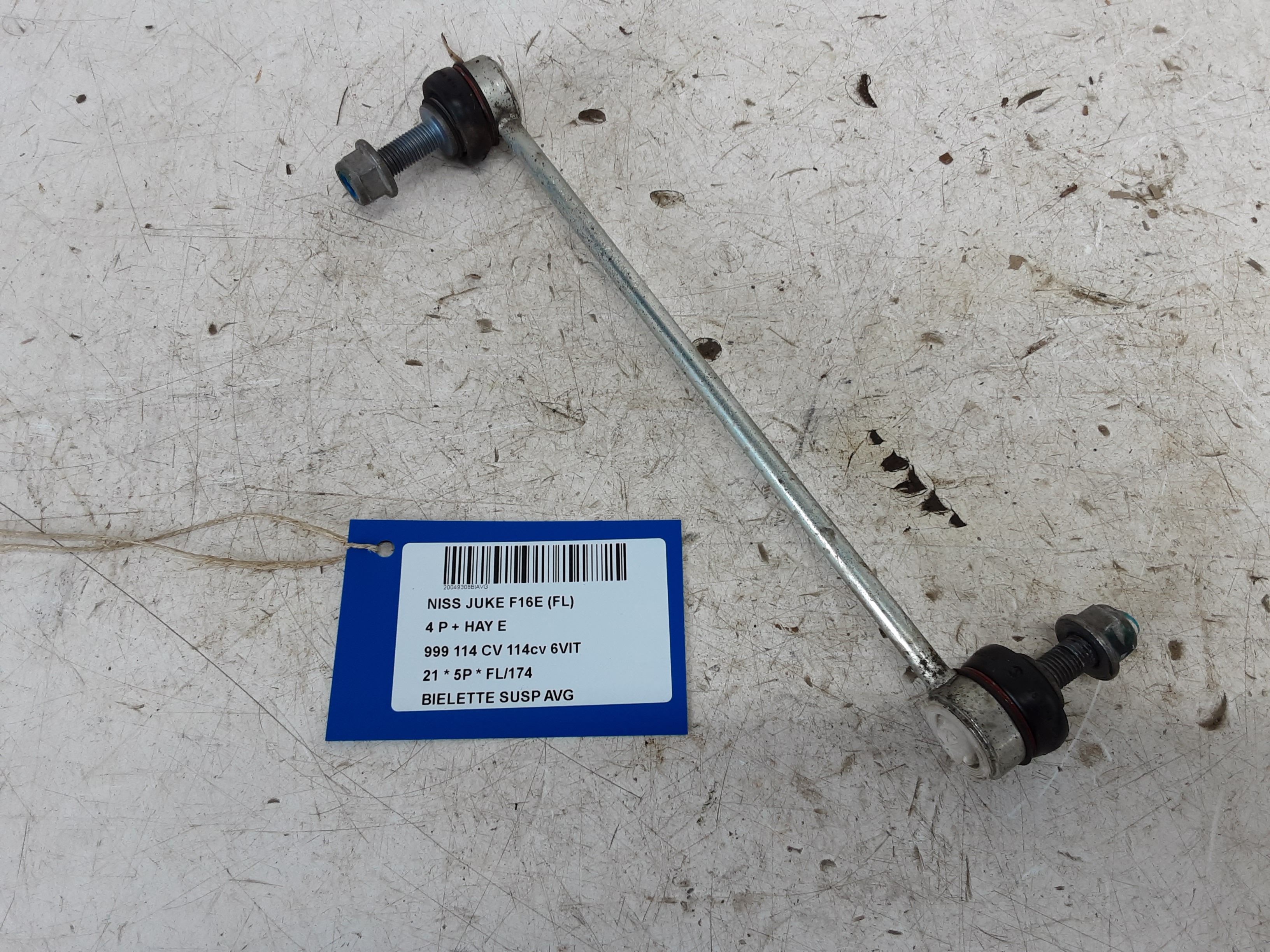 REACHTIESTANG VOOR LINKS Nissan JUKE 8/19+