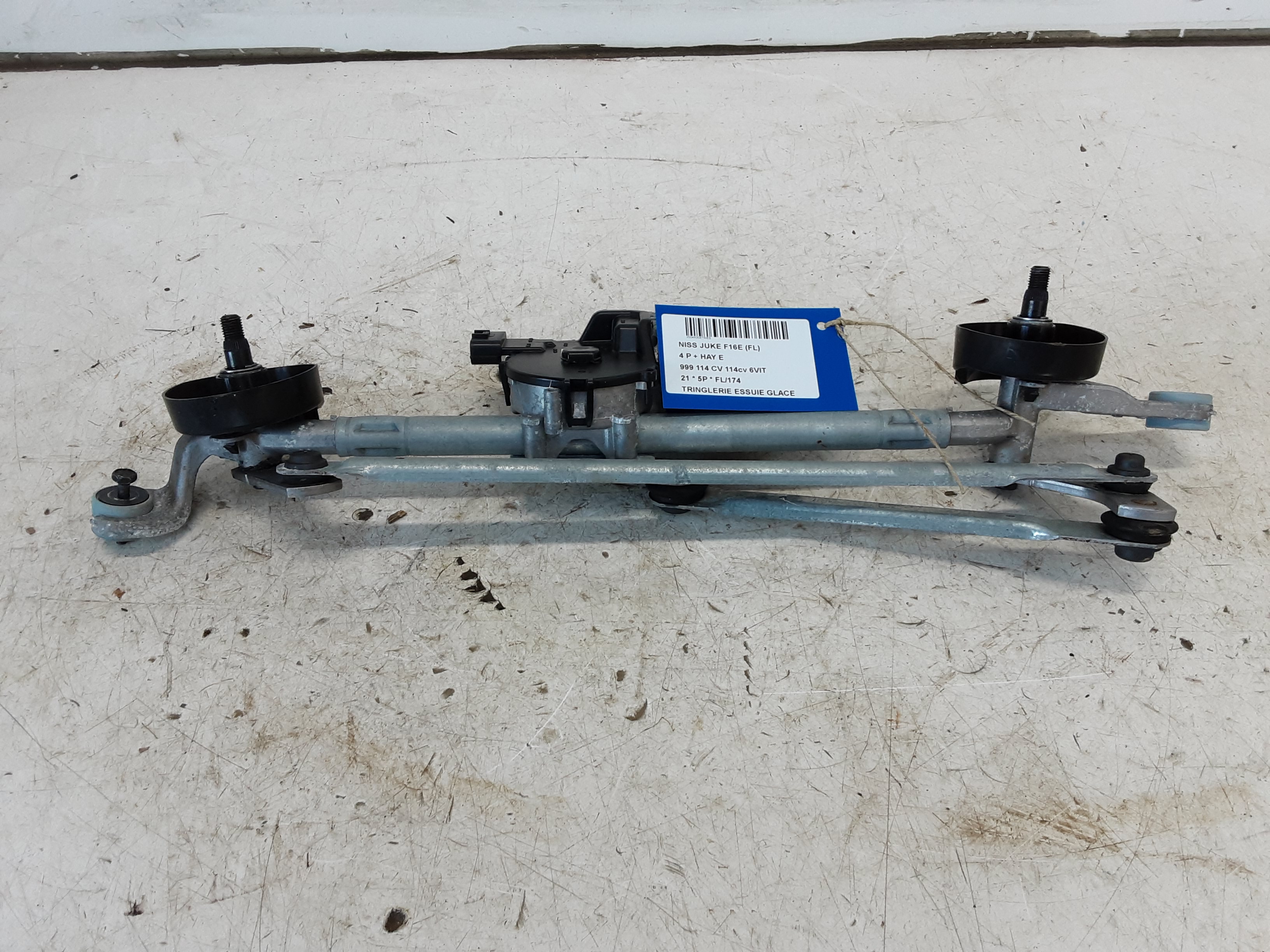 RUITENWISSER MECHANISME Nissan JUKE 8/19+