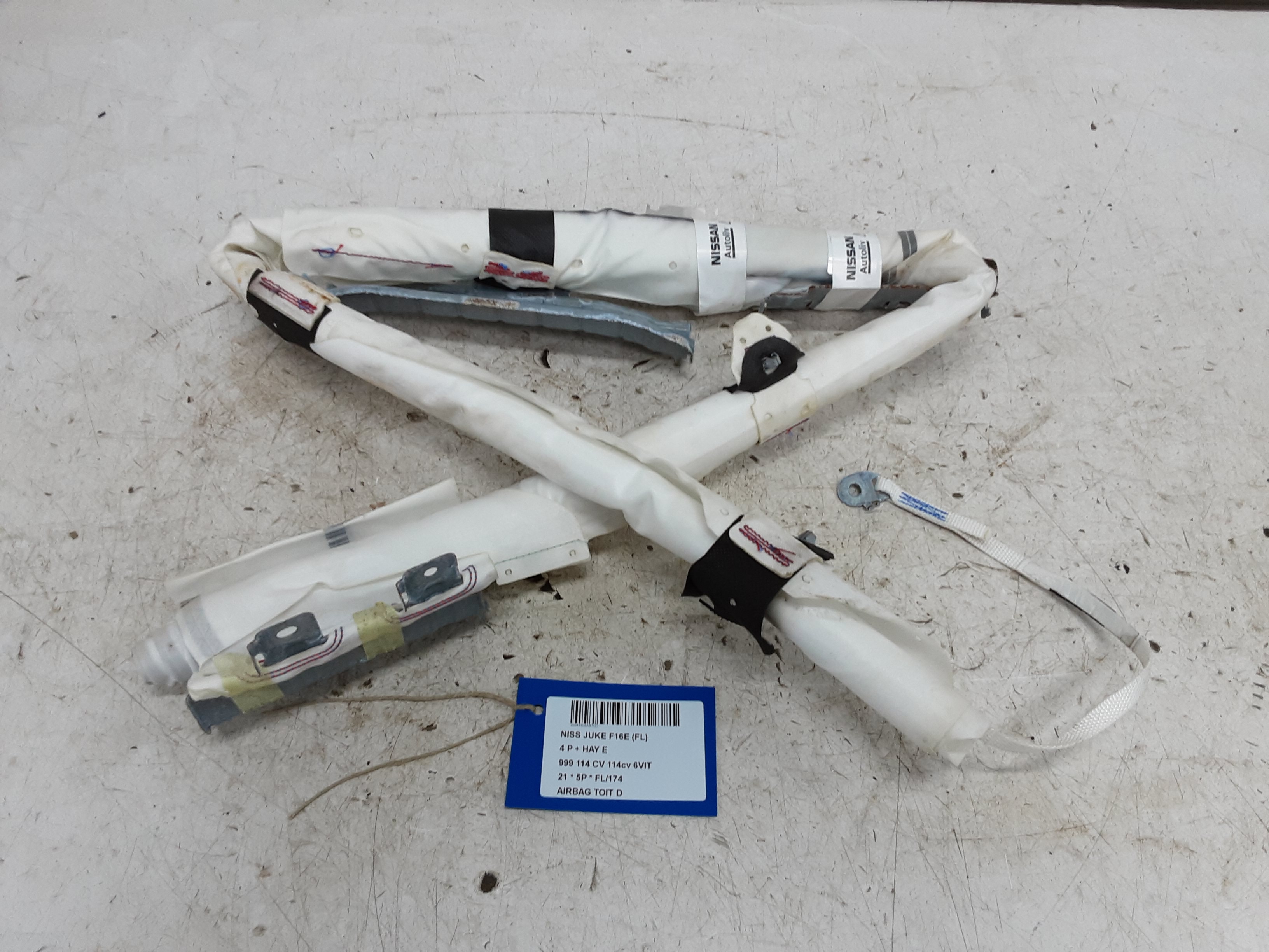 AIRBAG DE TOIT COTE DROIT Nissan JUKE 8/19+