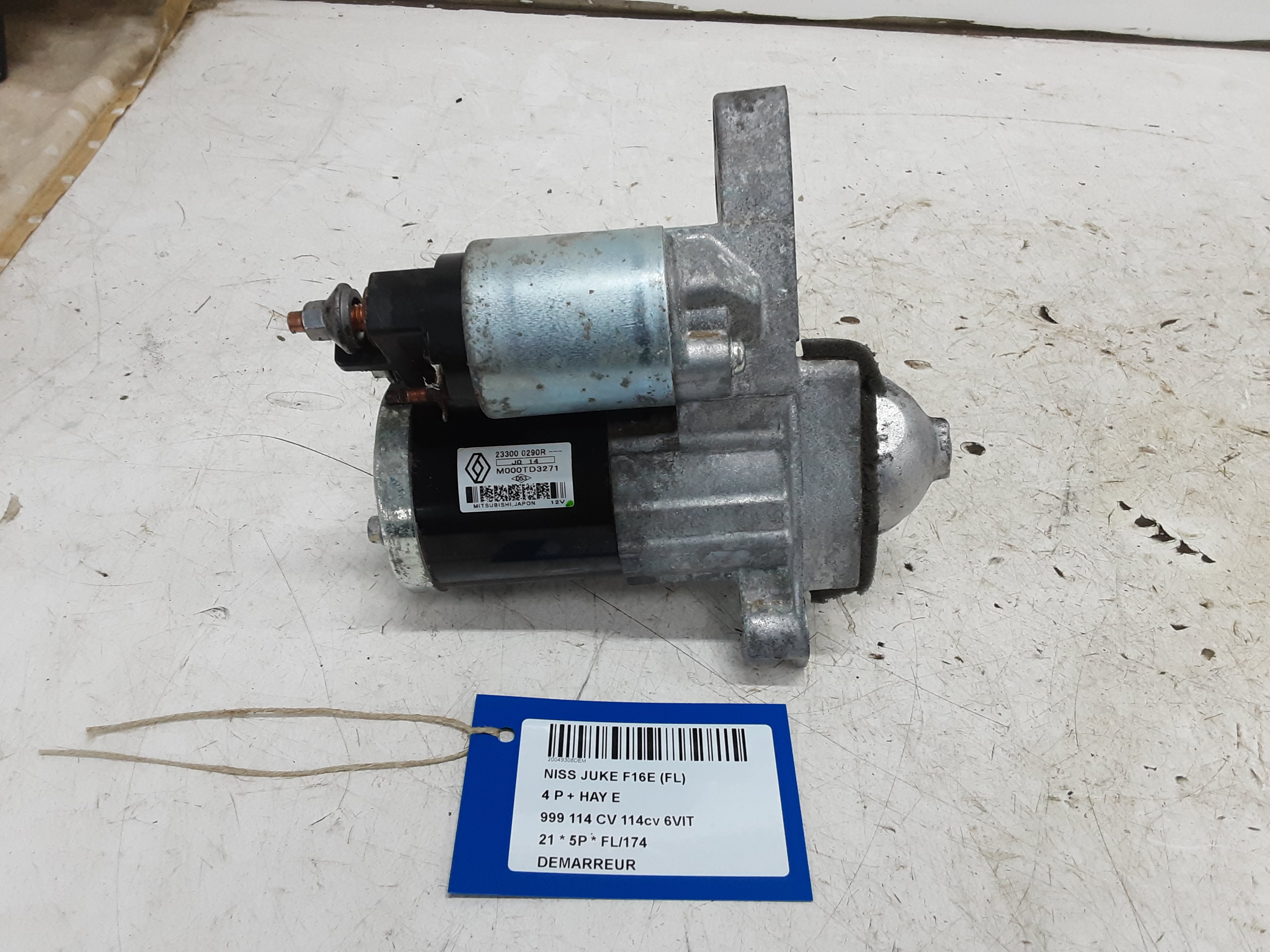 STARTMOTOR Nissan JUKE 8/19+
