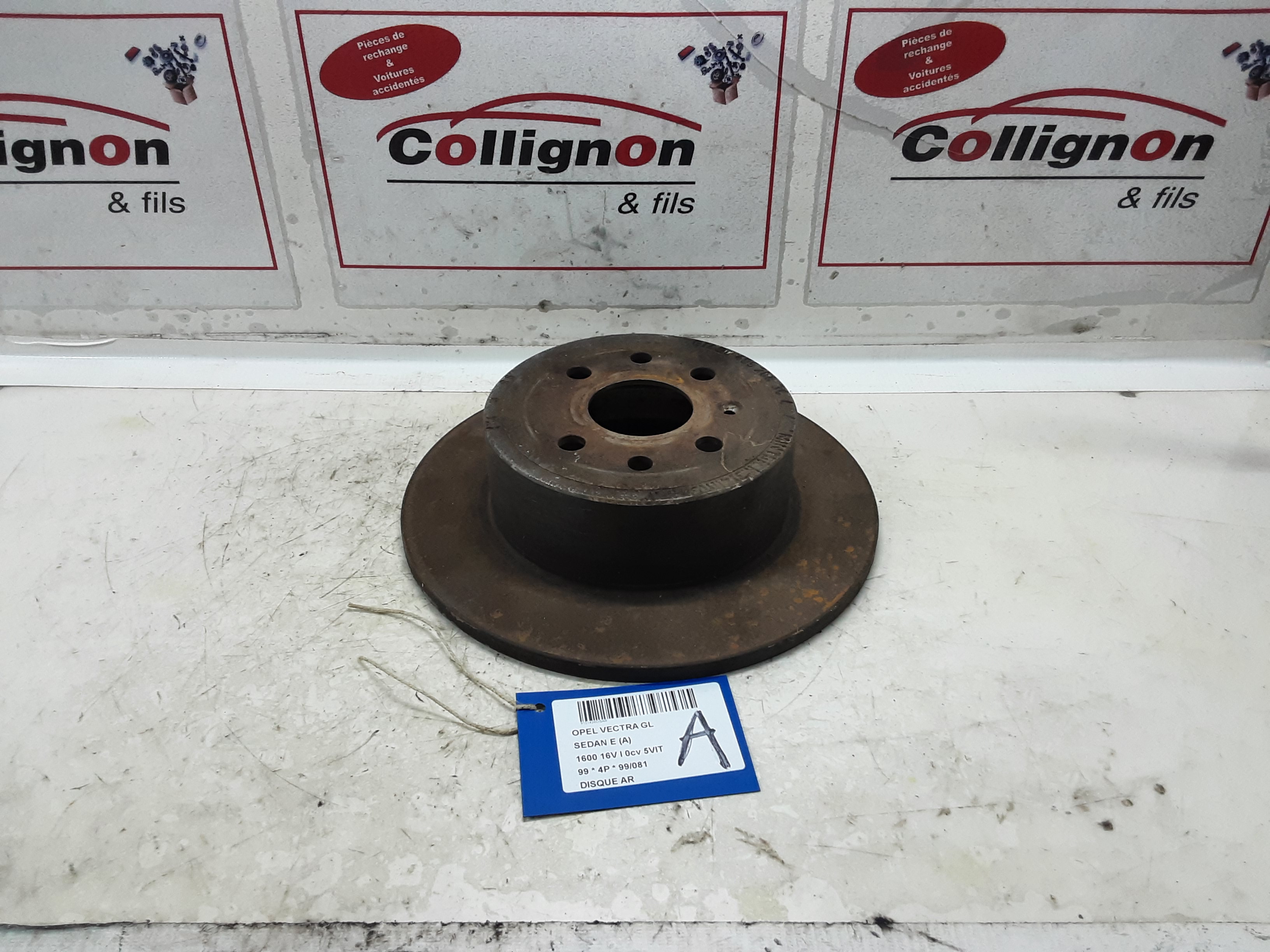 REMSCHIJF ACHTER Opel VECTRA B 10/95 - 7/02