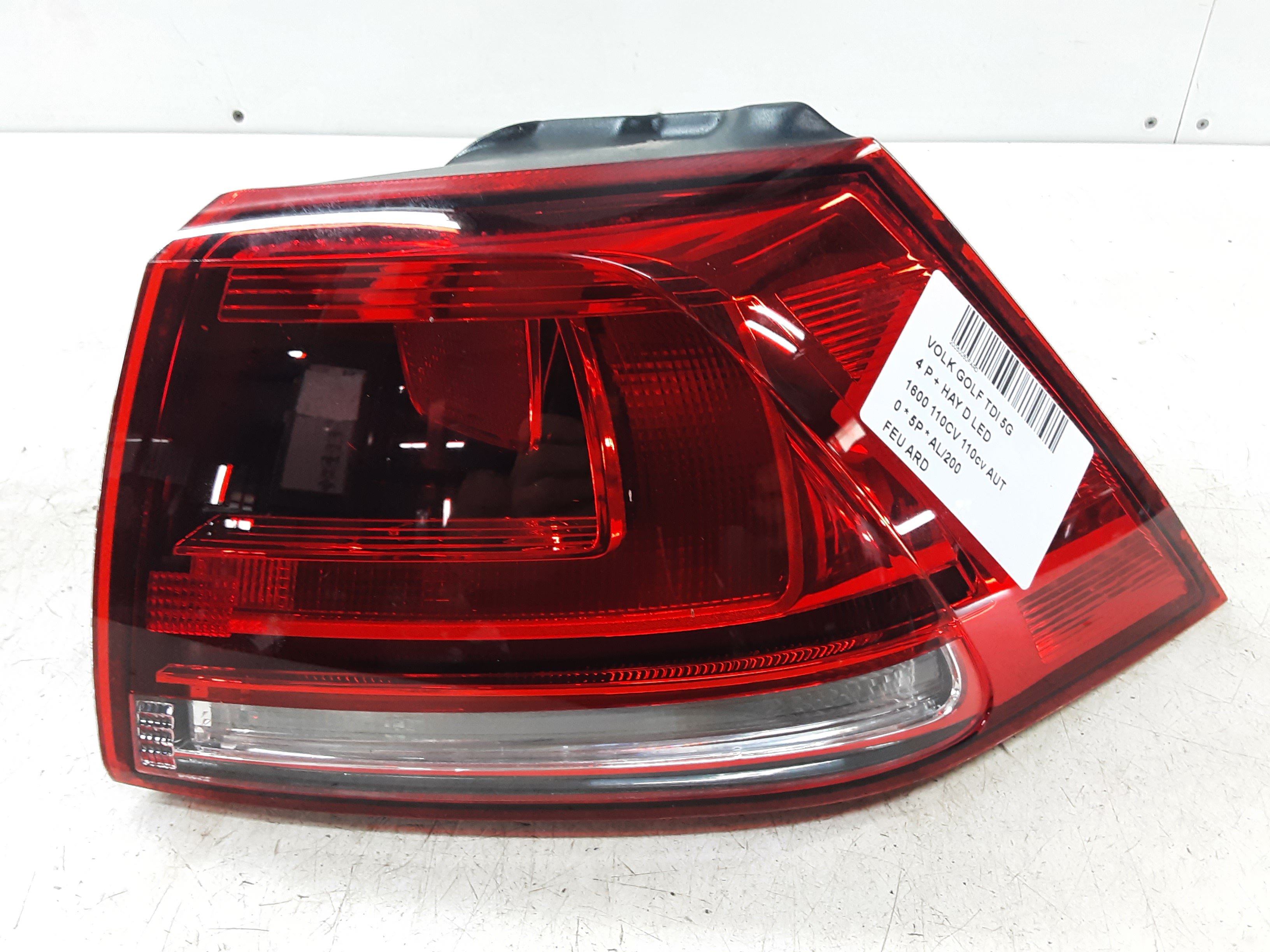 ACHTERLICHT RECHTS Vw GOLF VII 11/12 - 17