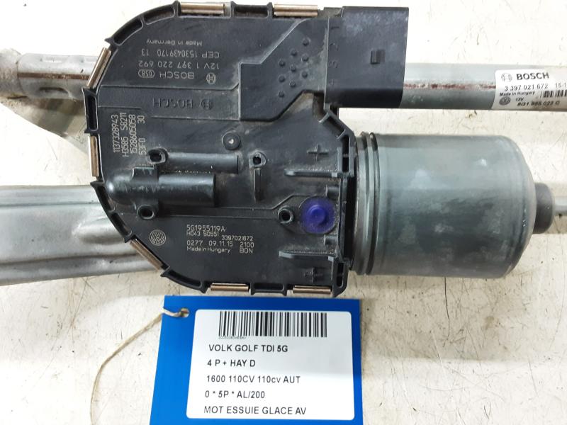SCHEIBENWISCHERMOTOR VORNE Vw GOLF VII 11/12 - 17