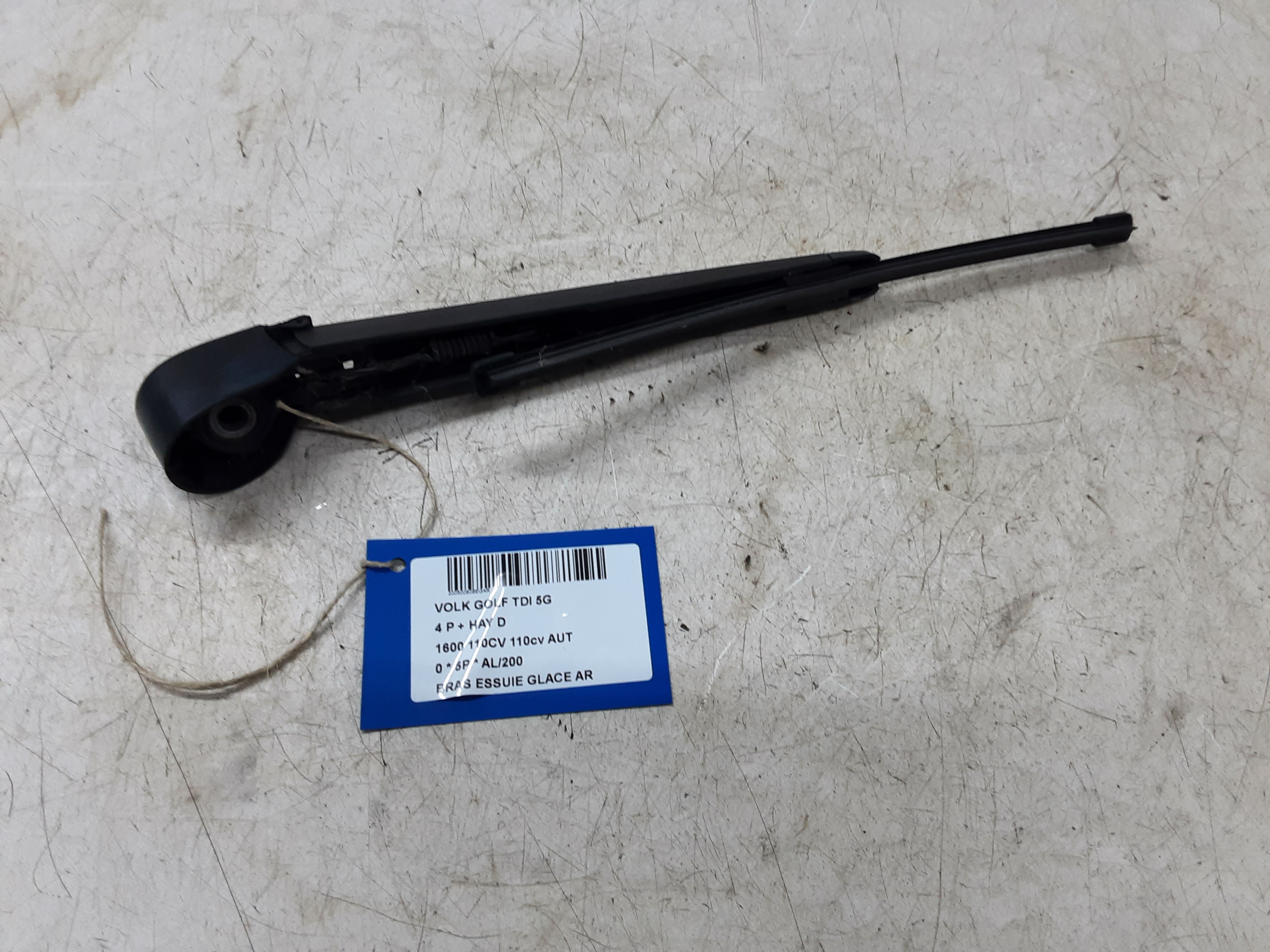 RUITENWISSERARM ACHTER Vw GOLF VII 11/12 - 17