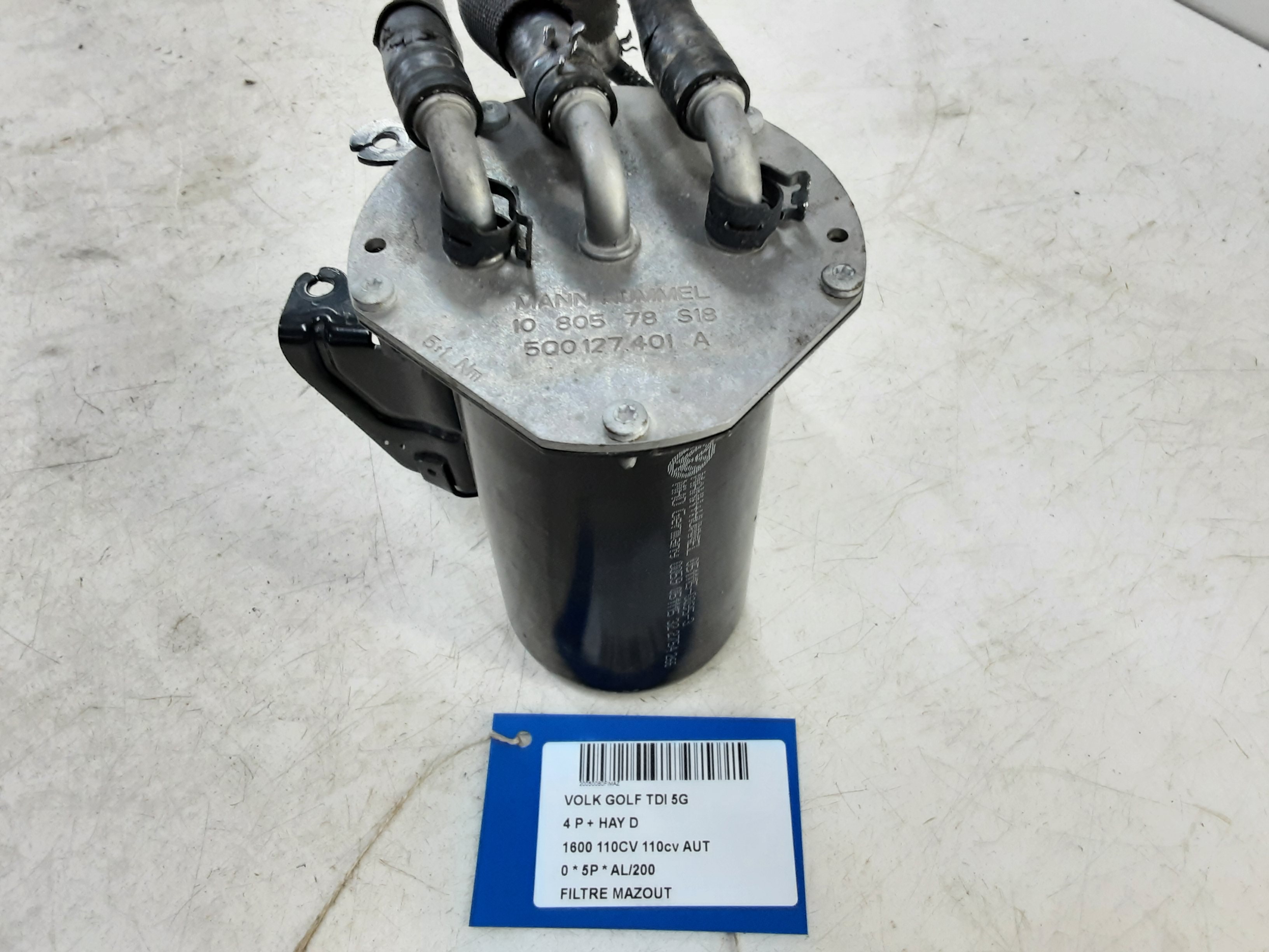 DIESEL FILTER Vw GOLF VII 11/12 - 17