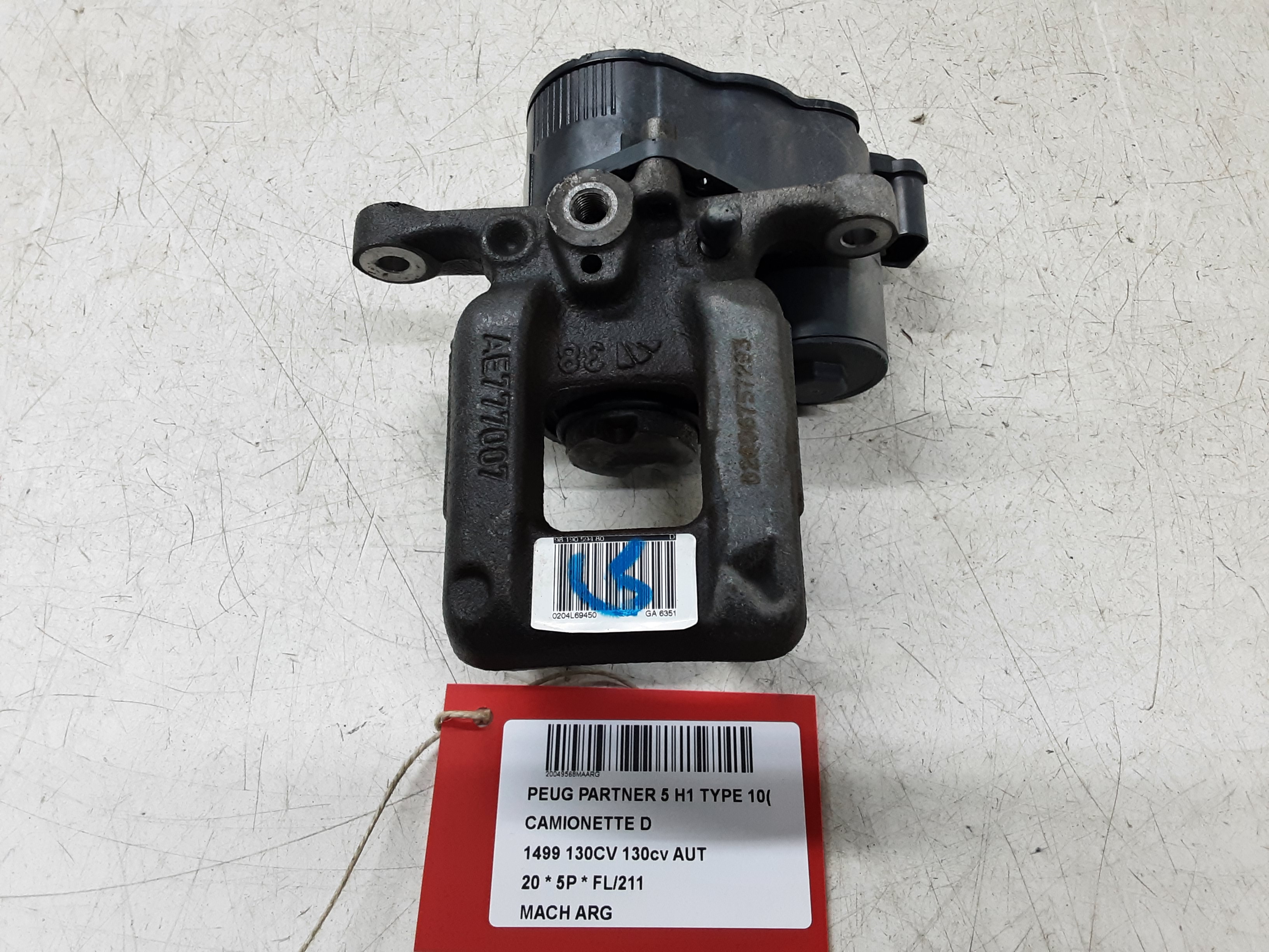 REMKLAUW ACHTER LINKS Peugeot PARTNER 9/18+