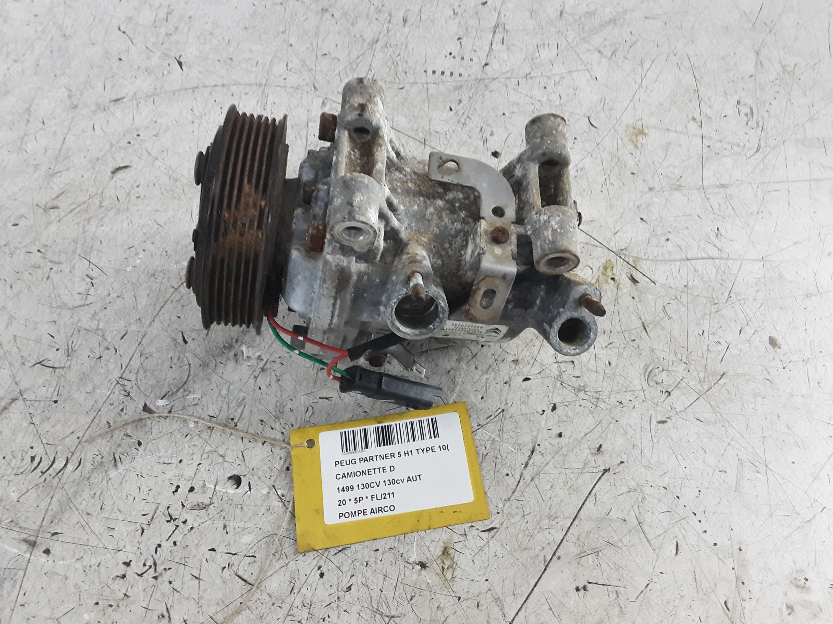 AIRCO POMP Peugeot PARTNER 9/18+