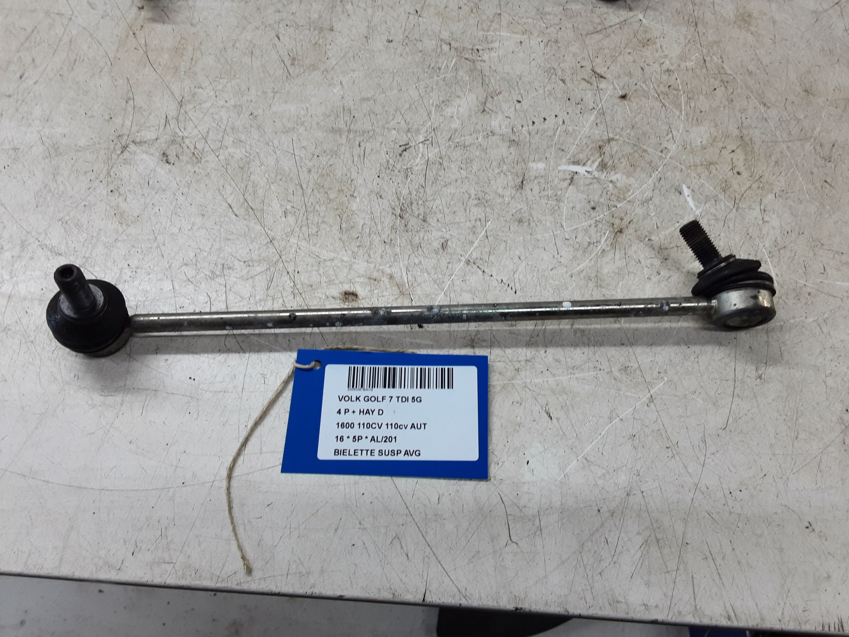 REACHTIESTANG VOOR LINKS Vw GOLF VII 11/12 - 17