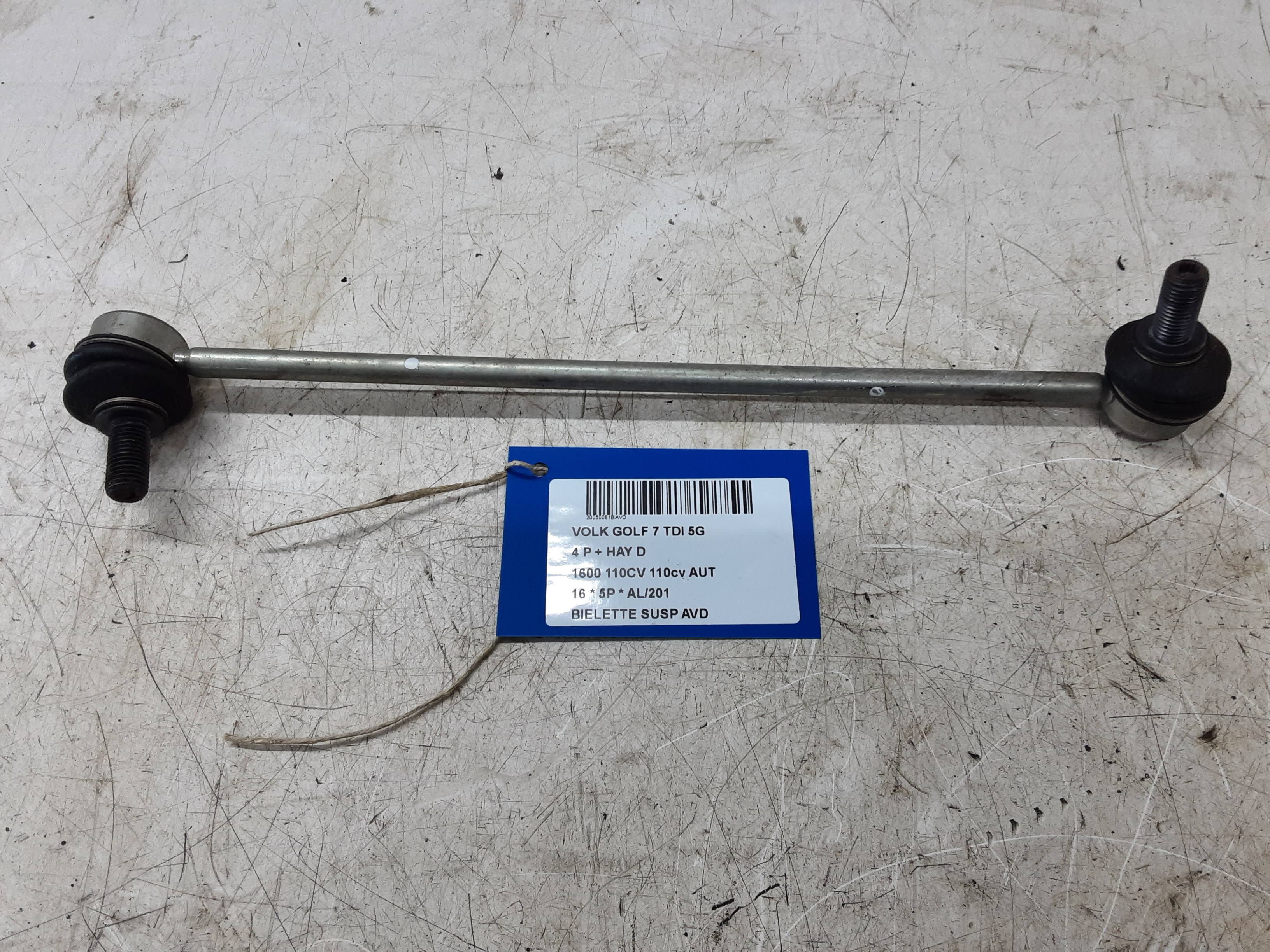 REACTIESTANG VOOR RECHTS Vw GOLF VII 11/12 - 17
