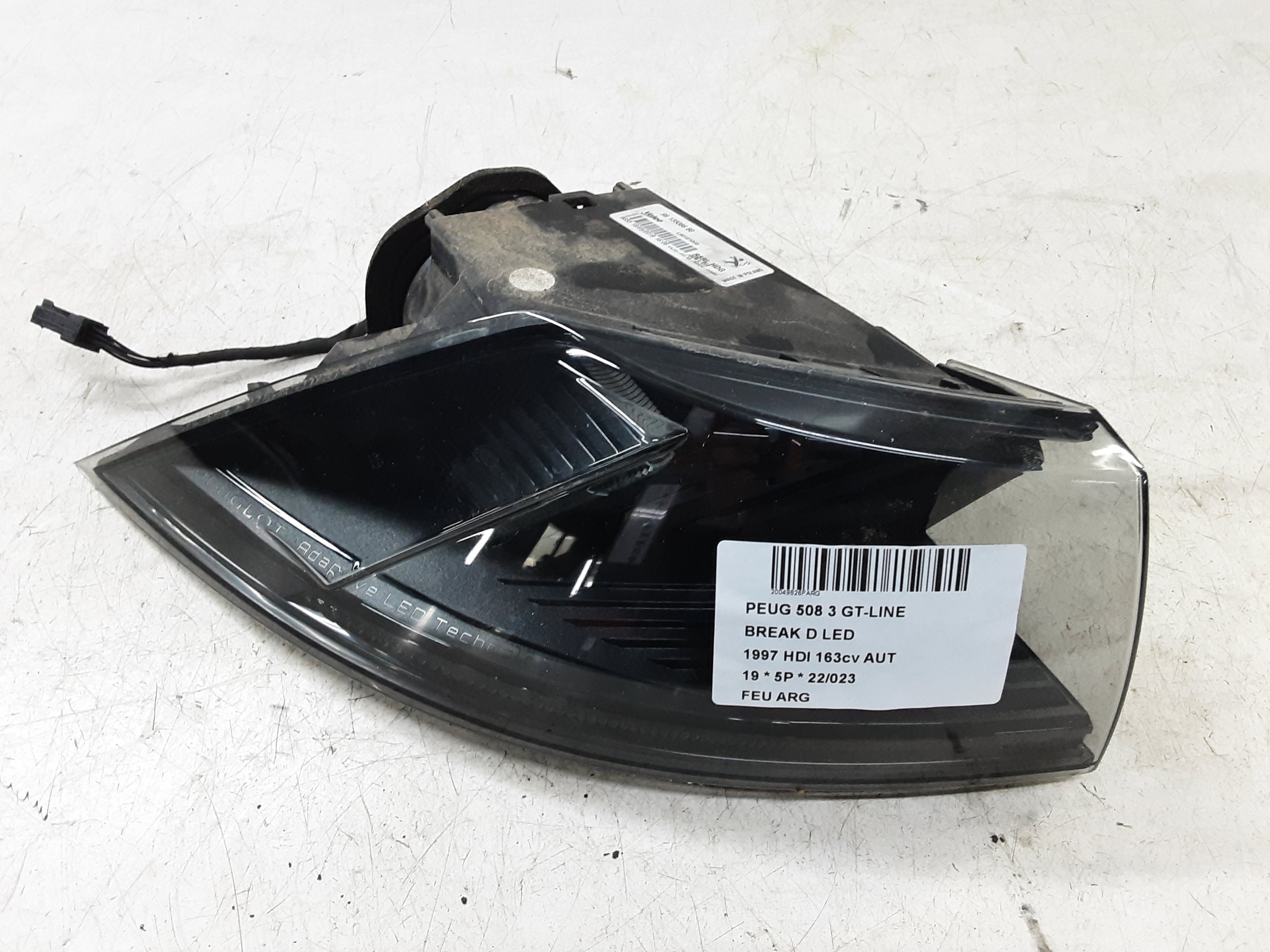ACHTERLICHT LINKS Peugeot 508 9/18+