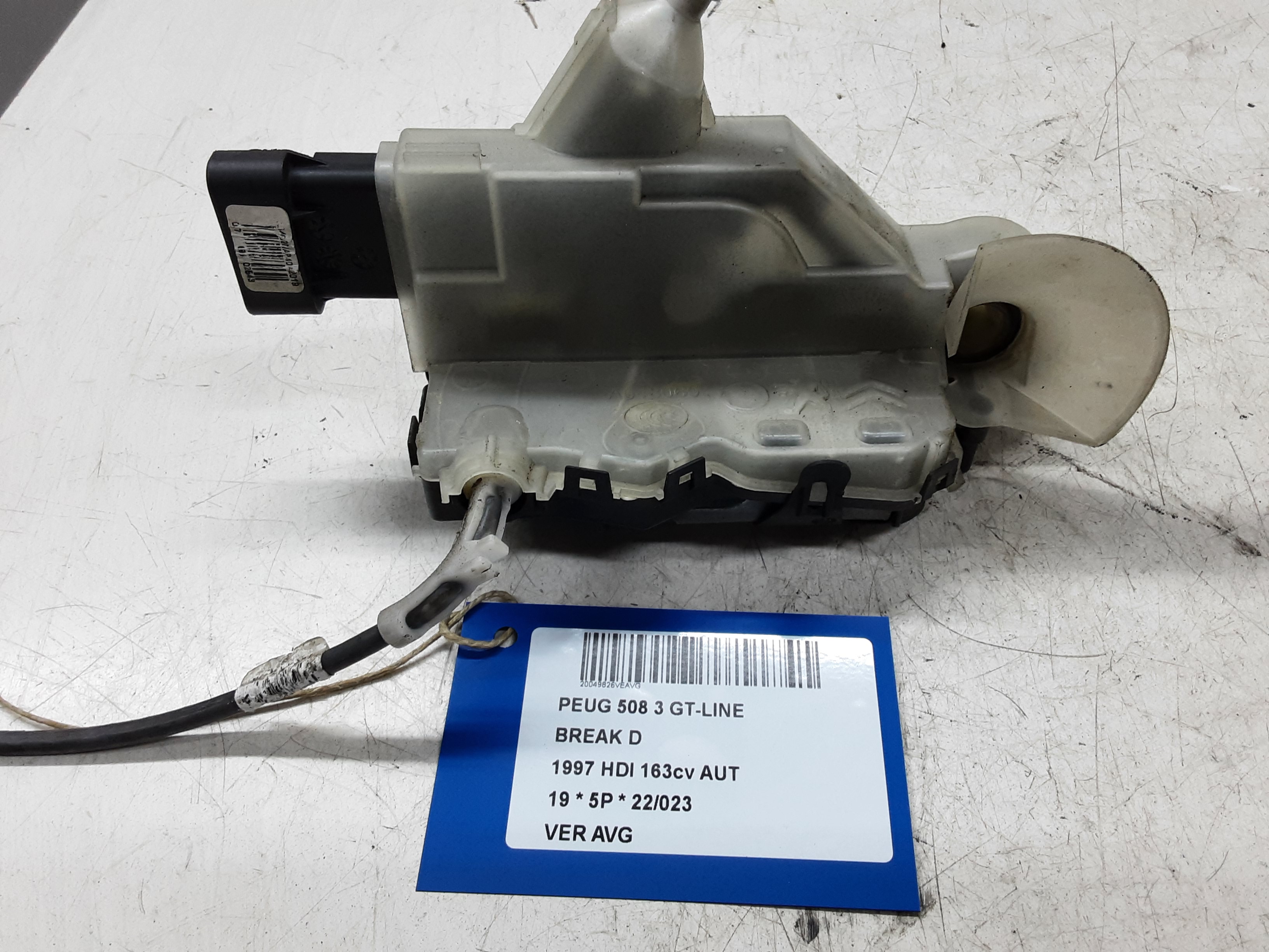 VERROUILLAGE DE PORTE AVANT GAUCHE Peugeot 508 9/18+