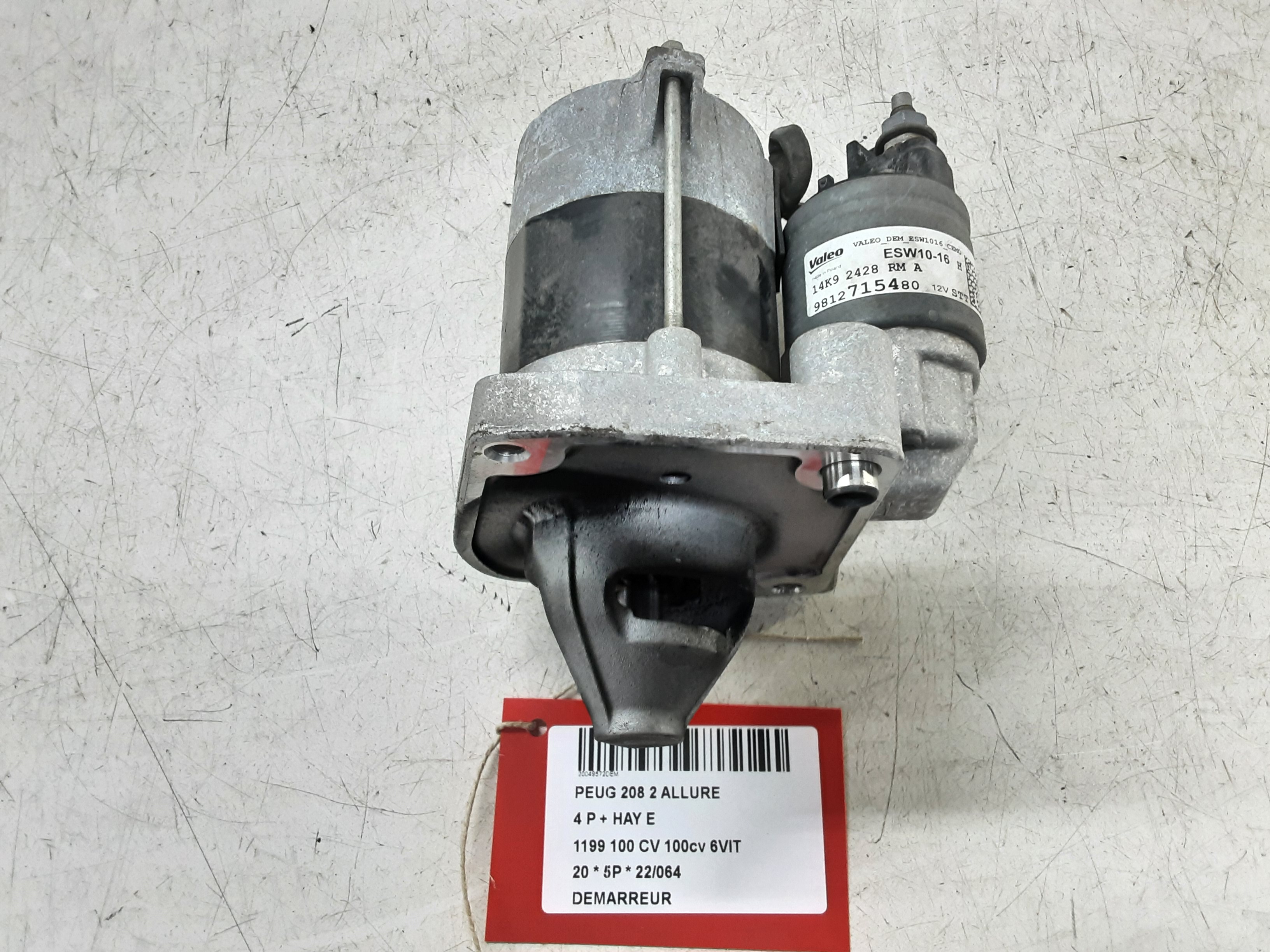 STARTMOTOR Peugeot 208 6/19+