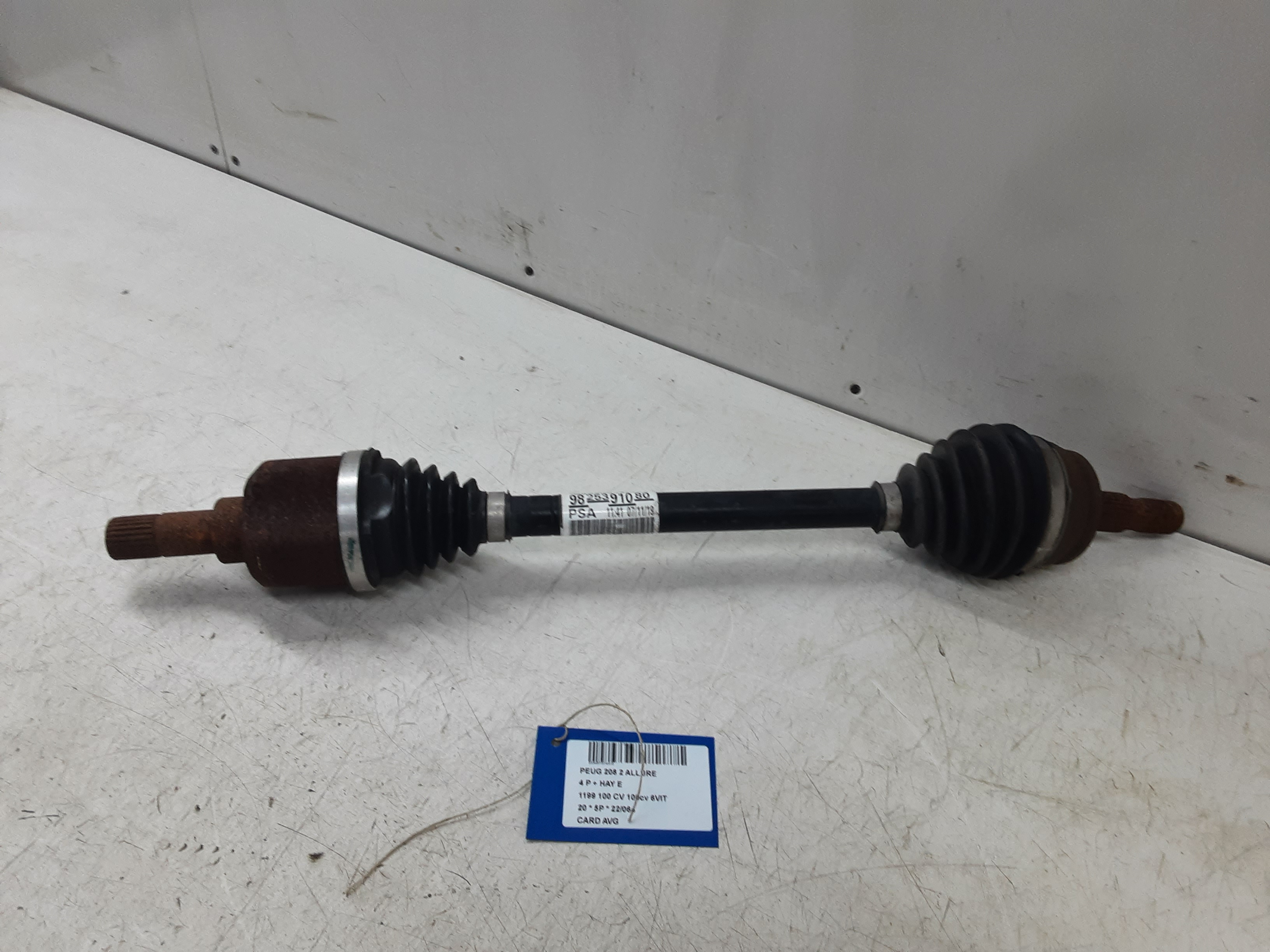 AANDRIJFAS VOOR LINKS Peugeot 208 6/19+