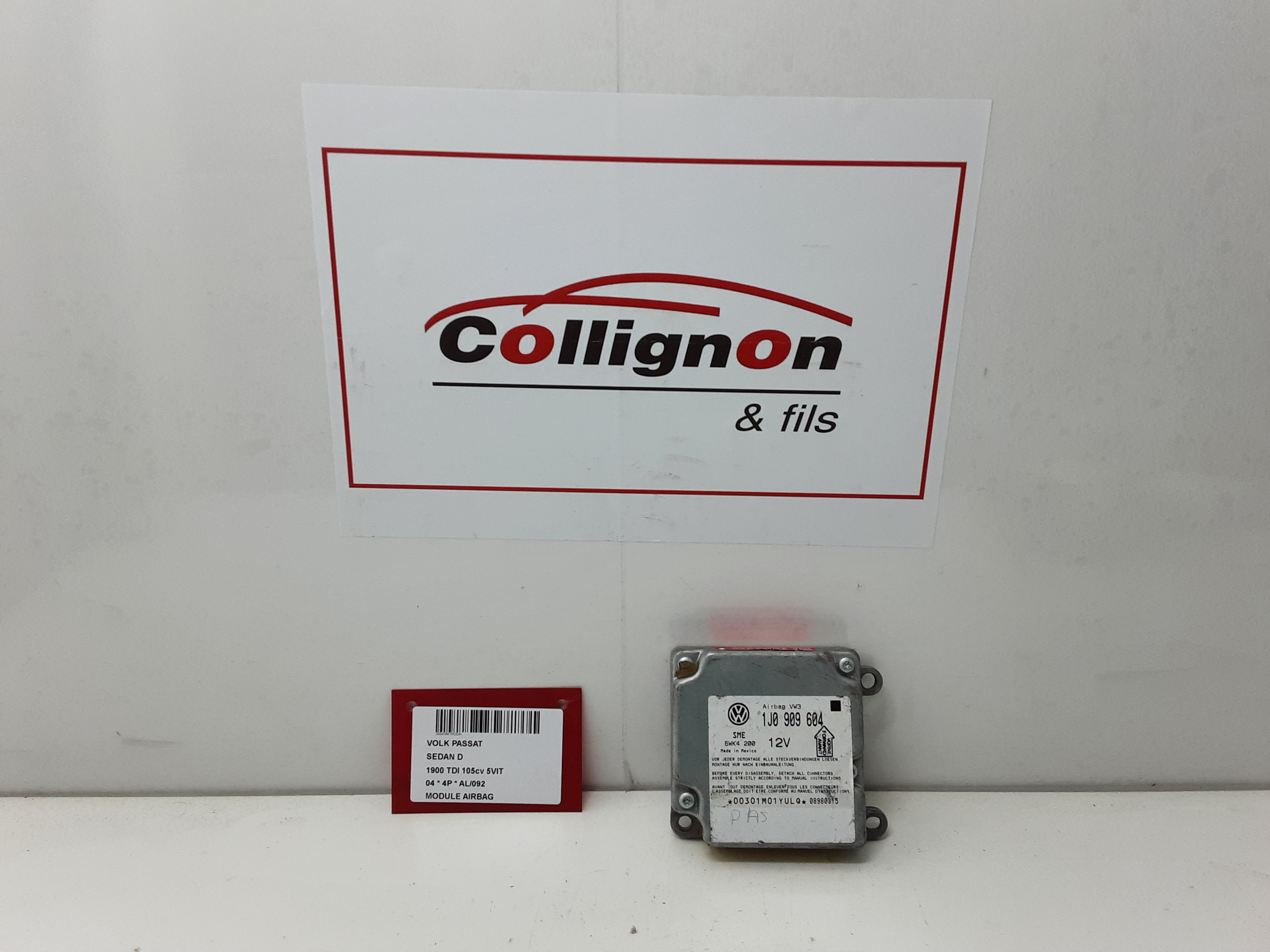 AIRBAG MODULE Vw PASSAT 02/05 - 11/10