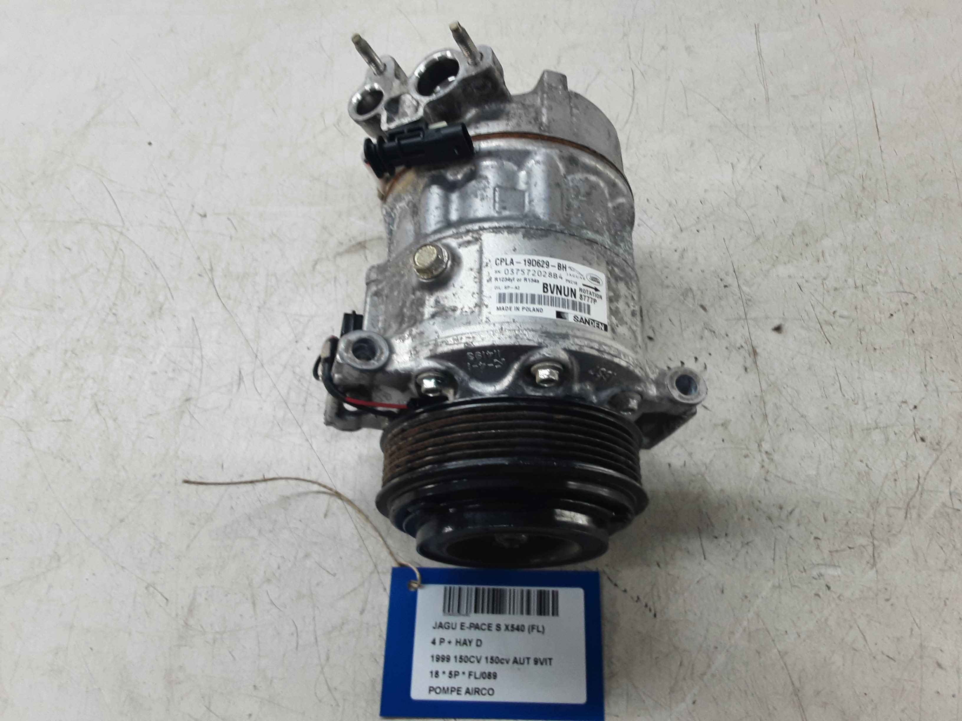 AIRCO POMP Jaguar E-PACE 07/17