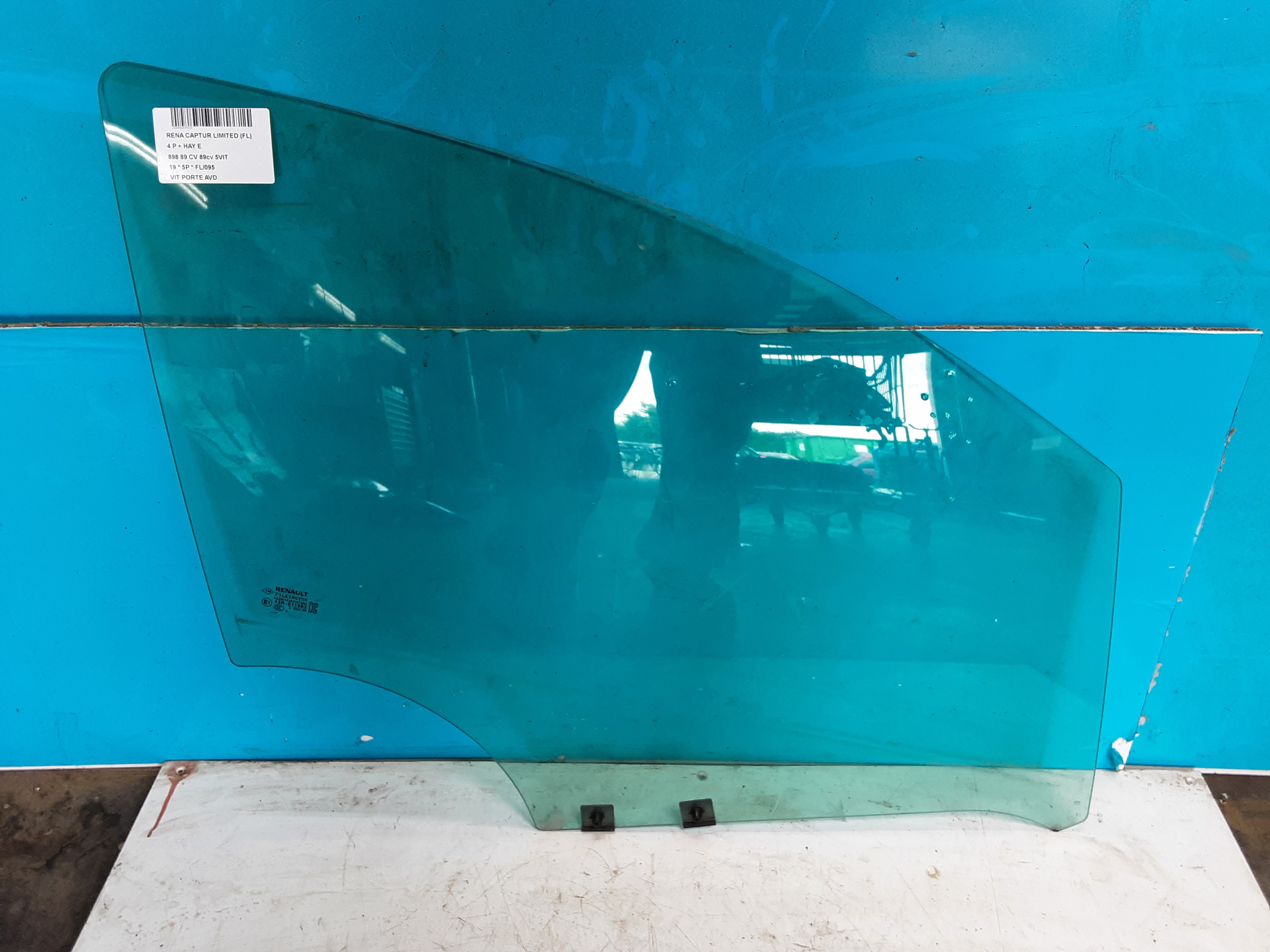 RIGHT FRONT DOOR WINDOW Renault CAPTUR (1) 5/17 - 01/20 FaceLift