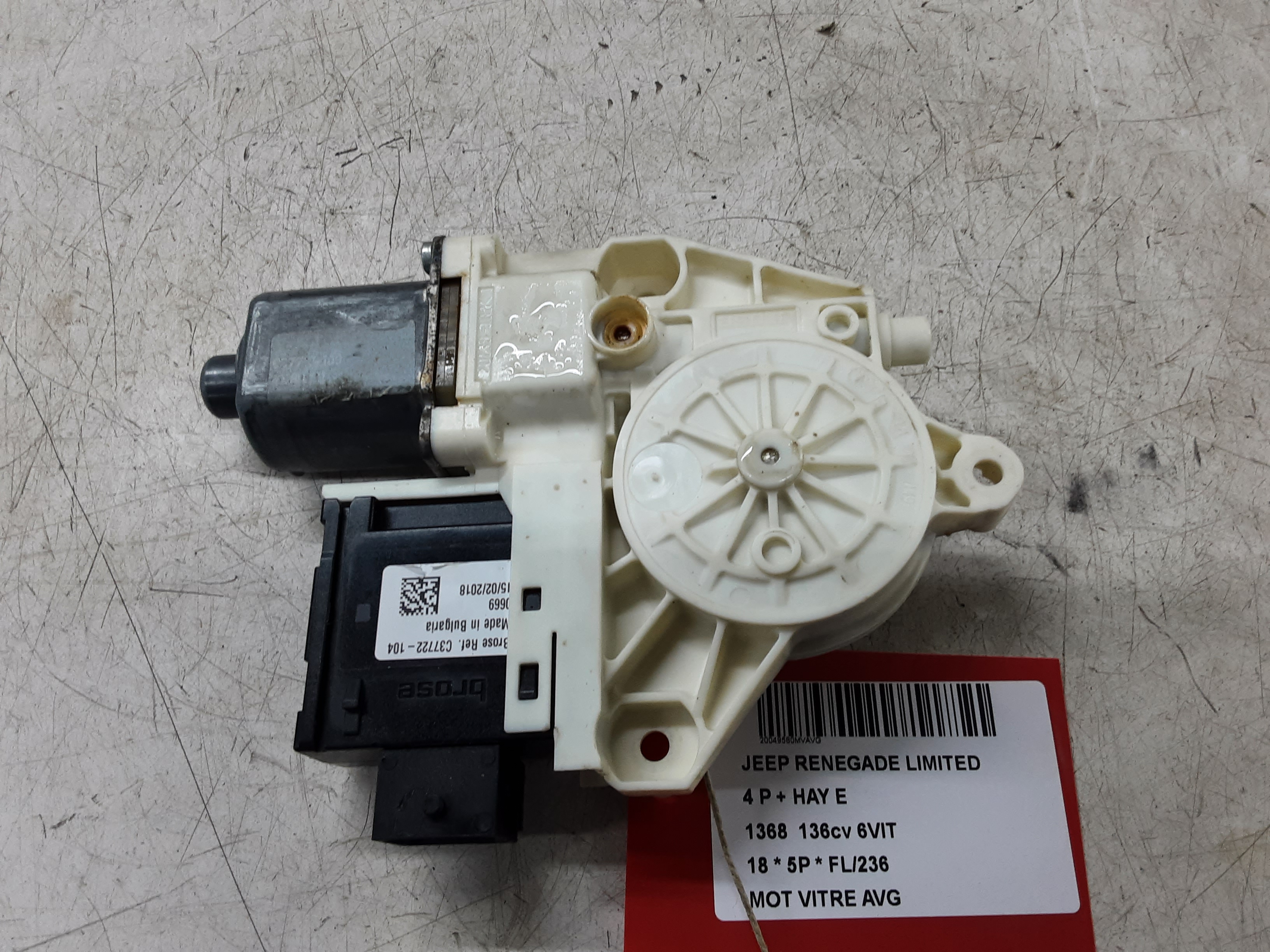 MOTOR RUITMECHANISME VOOR LINKS Jeep RENEGADE (1) 7/14 - 9/2018