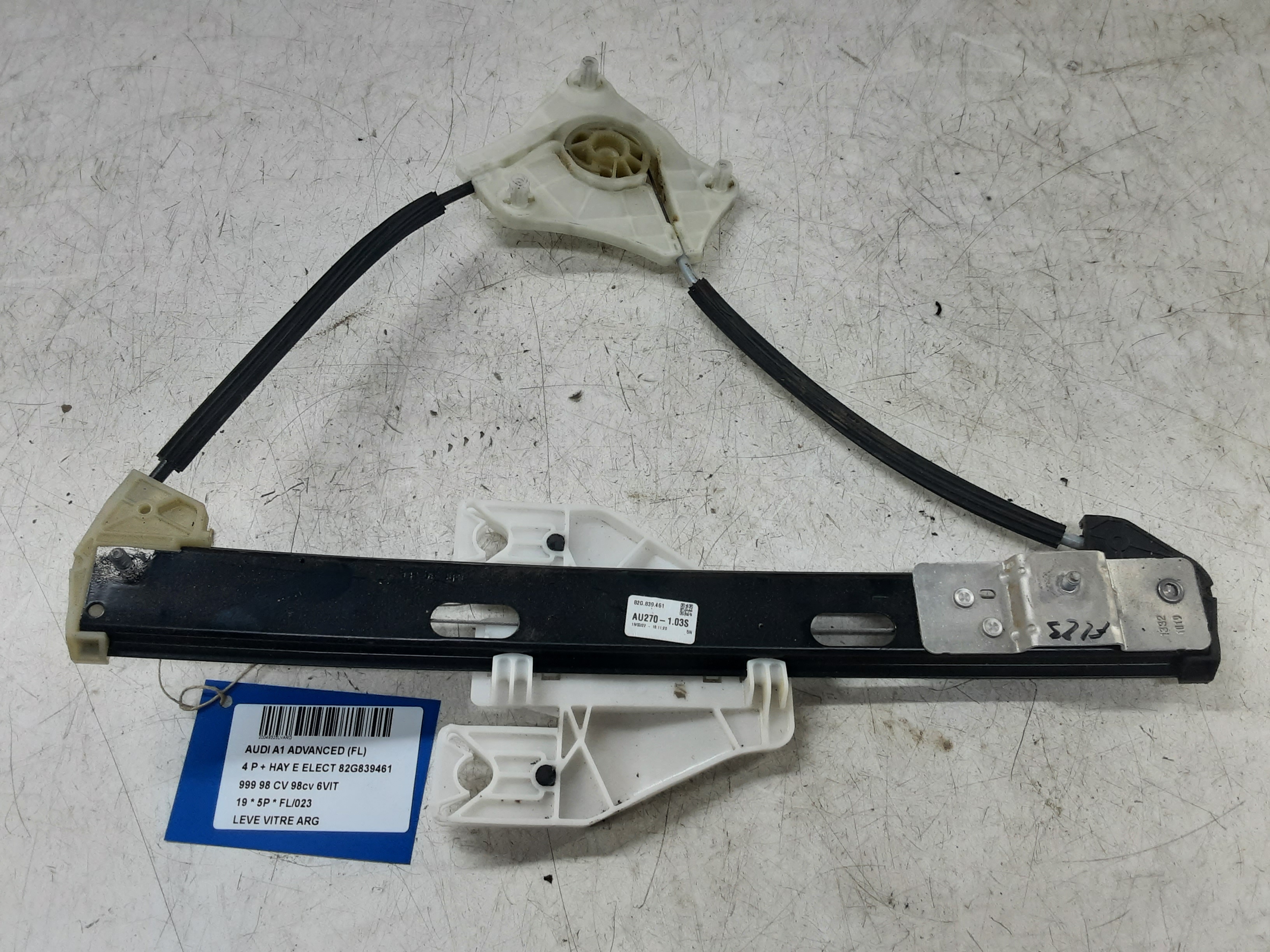 RUITMECHANISME ACHTER LINKS Audi A1 12/18+