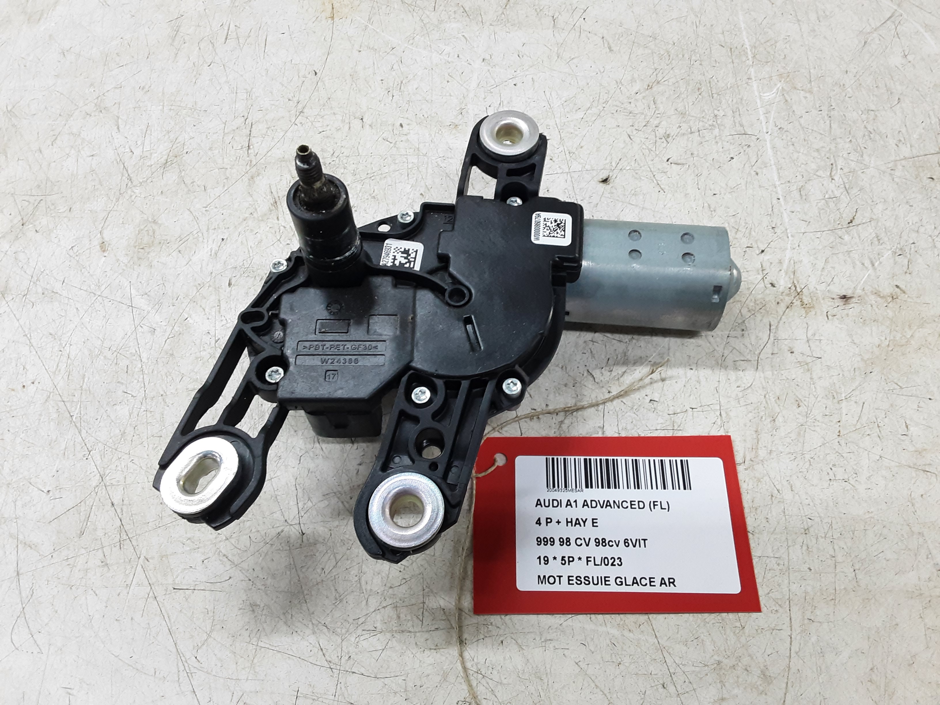 MOTEUR D&#039;ESSUIE-GLACE ARRIERE Audi A1 12/18+