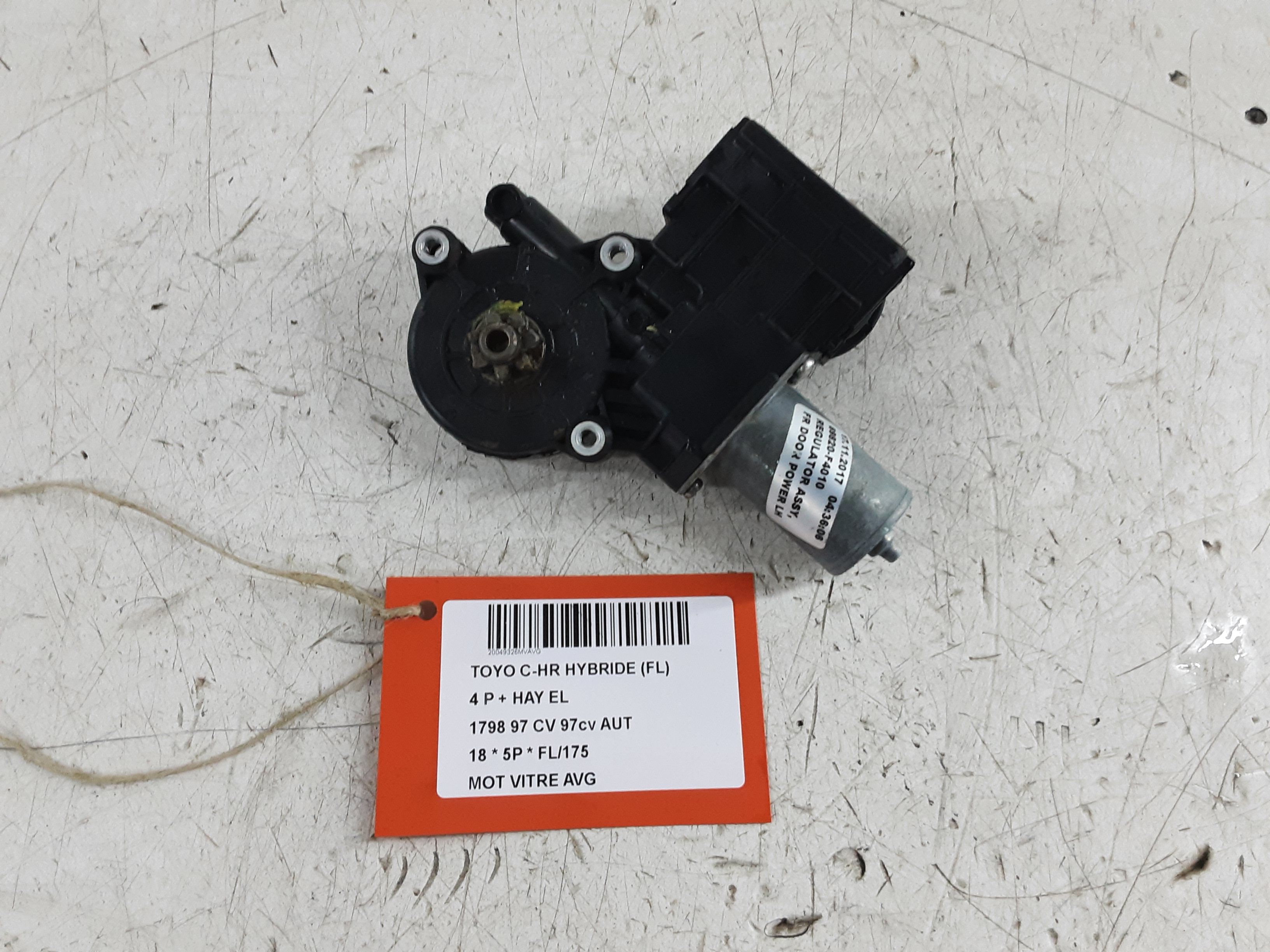 MOTOR RUITMECHANISME VOOR LINKS Toyota C-HR (1) 11/16-10/19