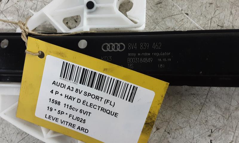 FENSTERMECHANIK TÜRIG RECHTS HINTEN Audi A3 3,5D 7/16 - 20