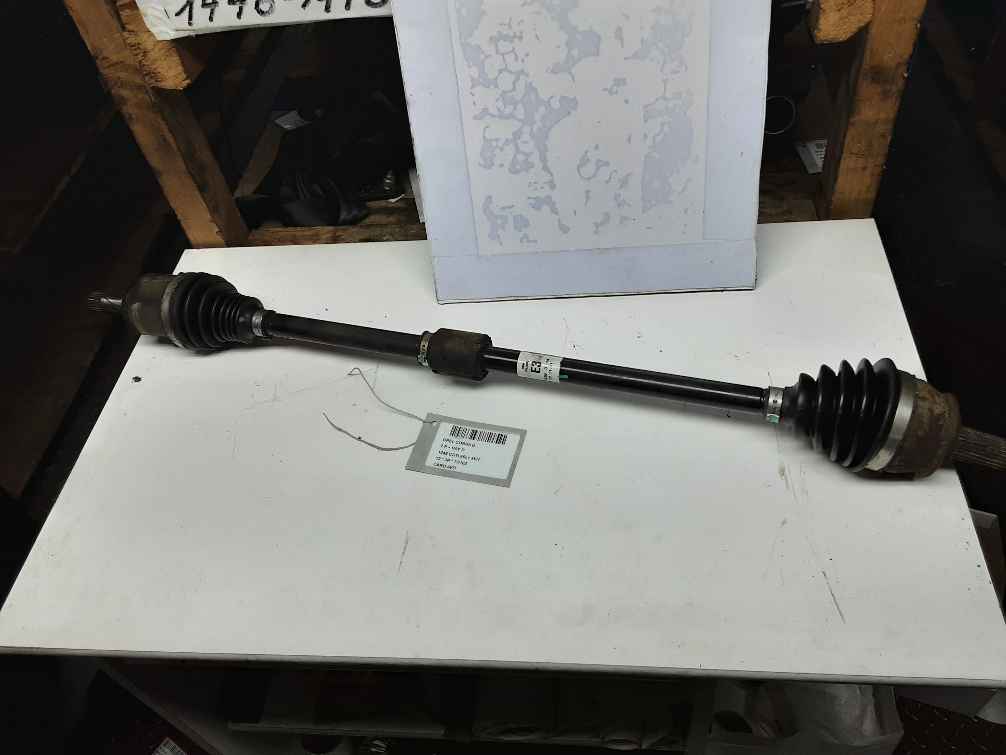 AANDRIJFAS VOOR RECHTS Opel CORSA D 01/11 - 15
