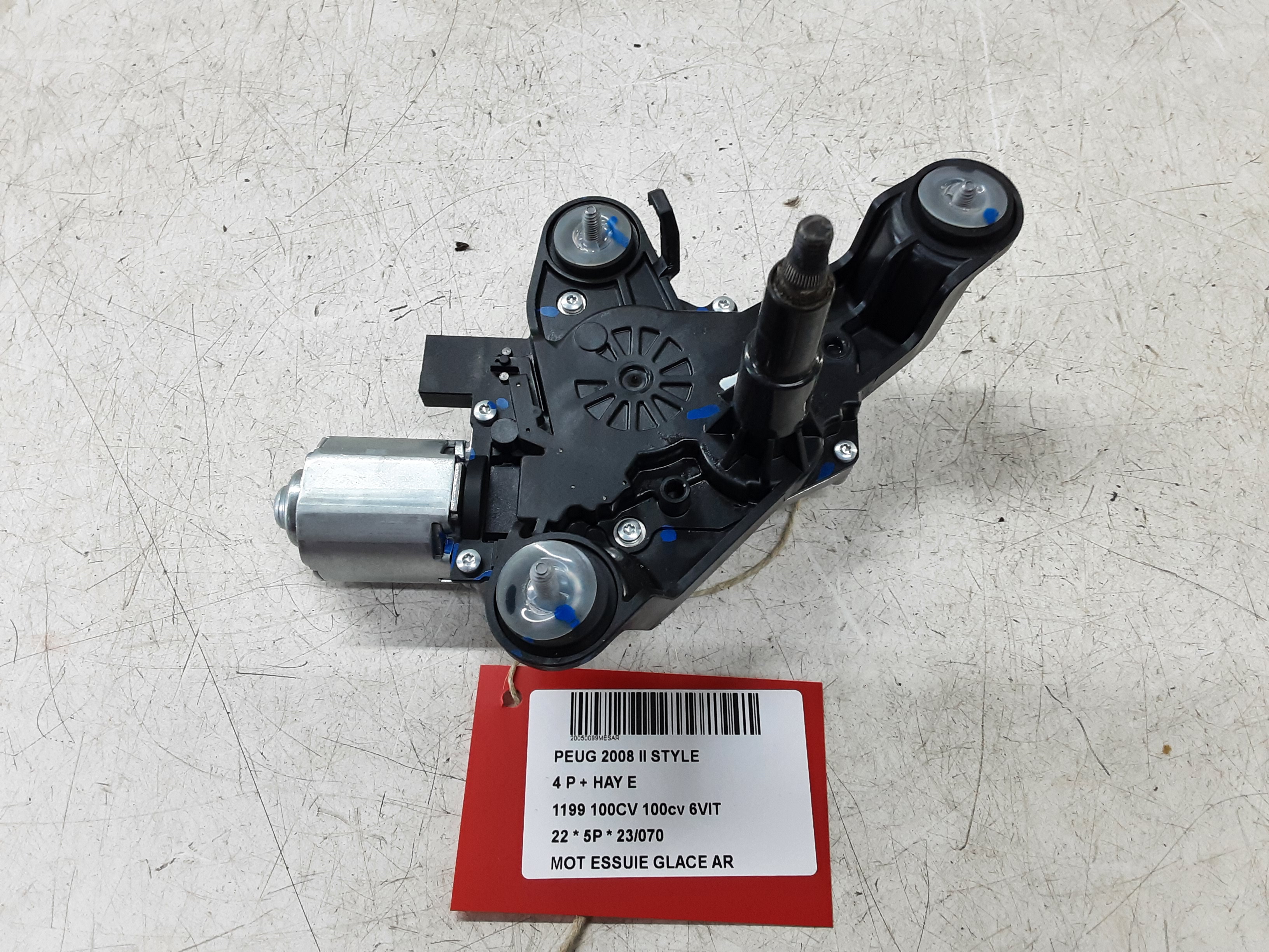 RUITENWISSERMOTOR ACHTER Peugeot 2008
