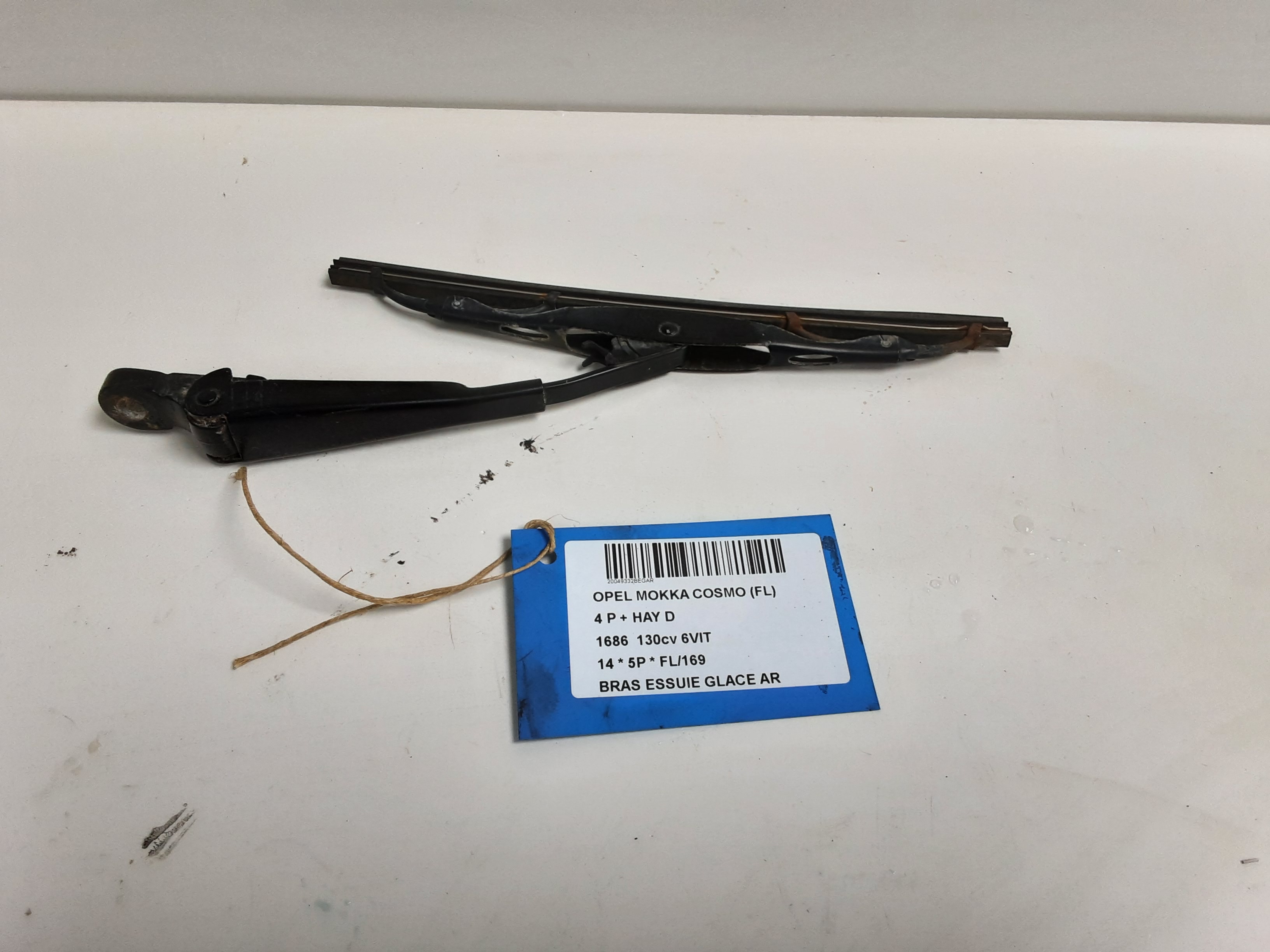 RUITENWISSERARM ACHTER Opel MOKKA 6/12 - 16