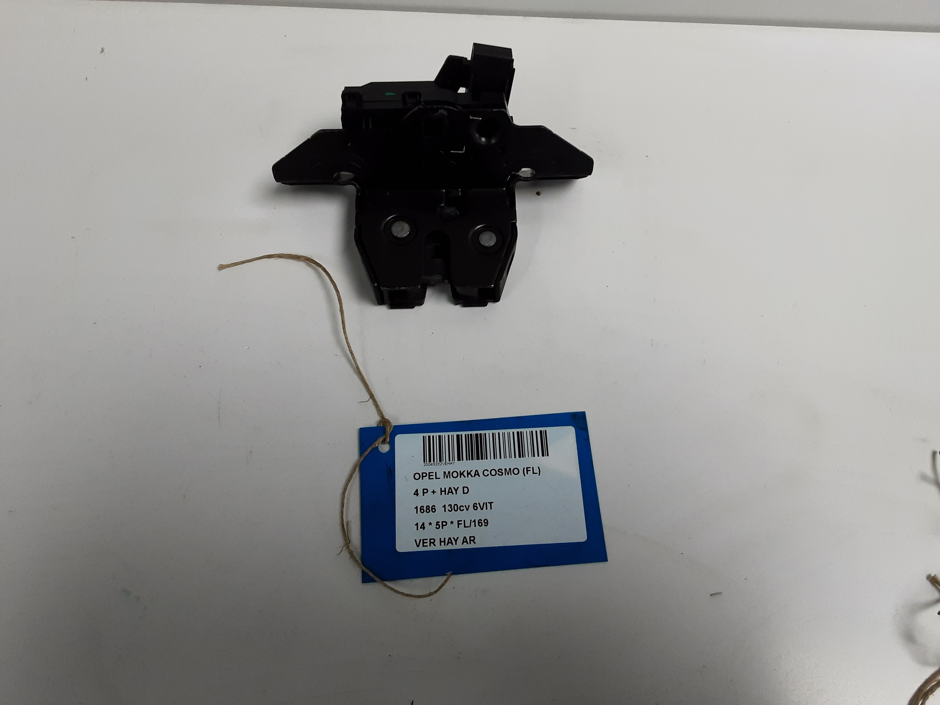 CENTRALE VERGRENDELING ACHTERKLEP Opel MOKKA 6/12 - 16