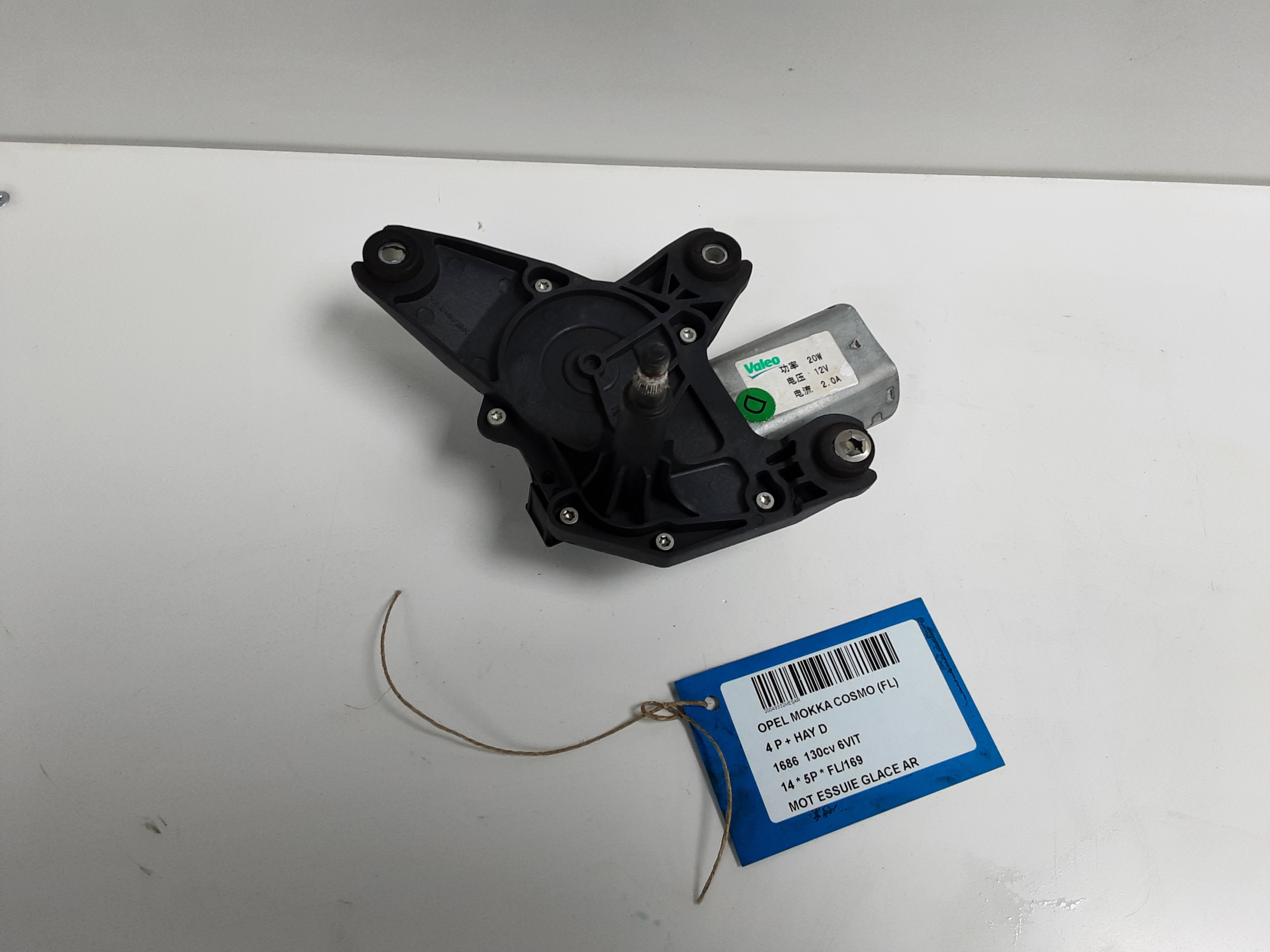 RUITENWISSERMOTOR ACHTER Opel MOKKA 6/12 - 16