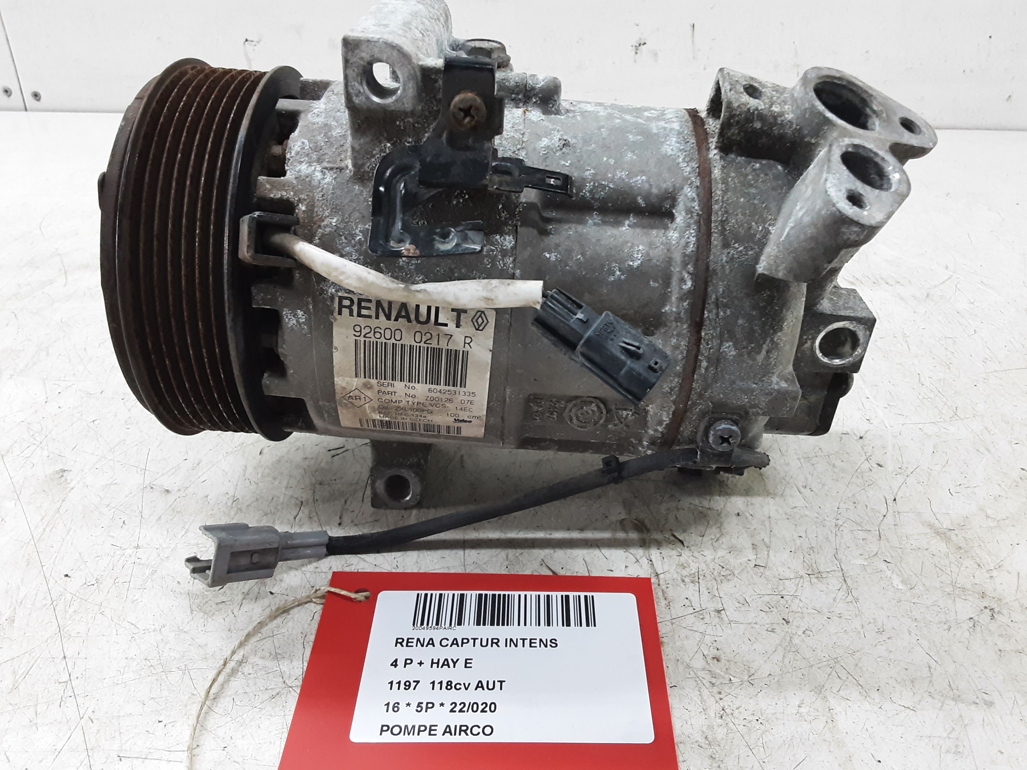 AIRCO POMP Renault CAPTUR (1) 05/13 - 5/17