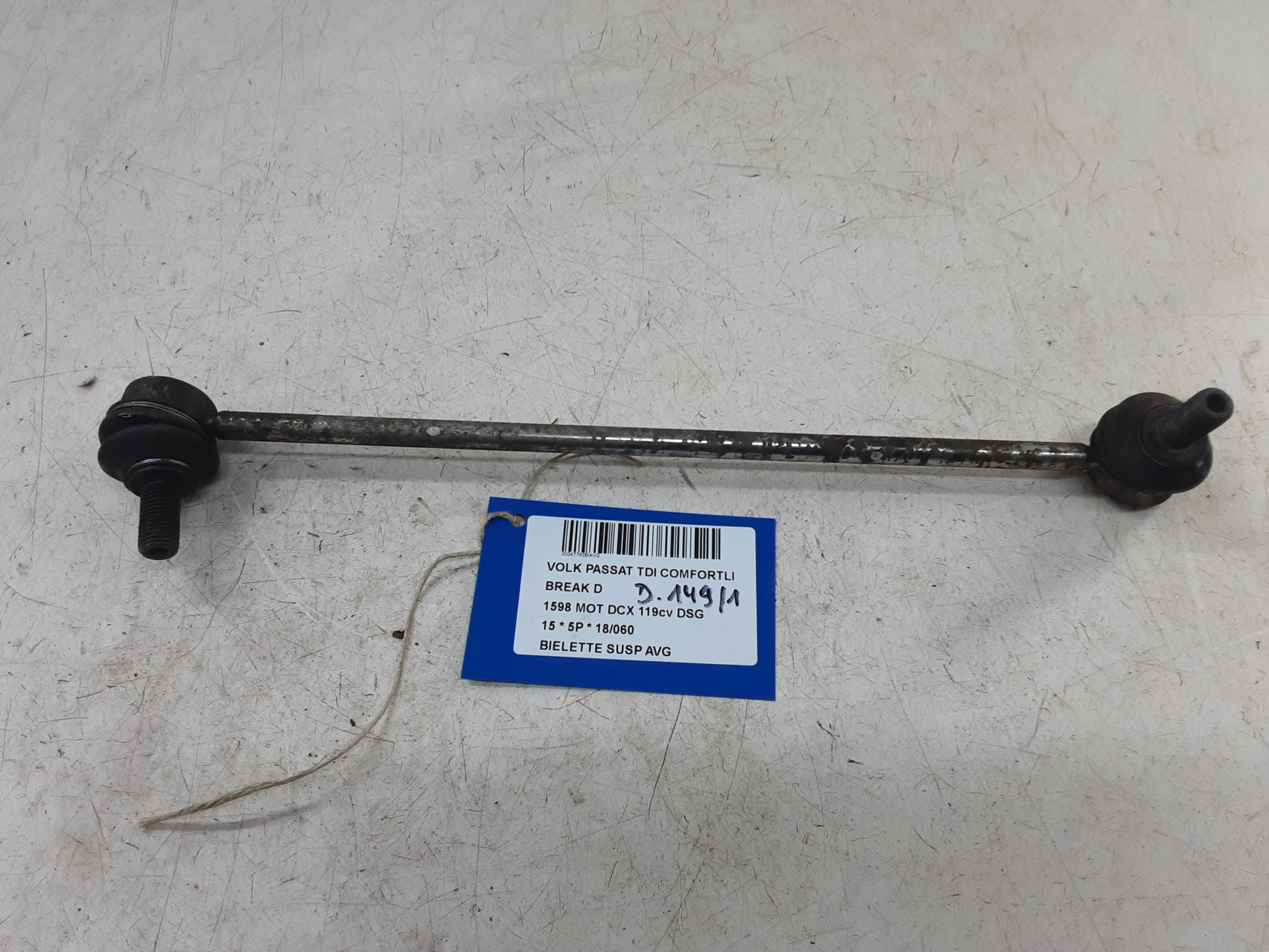 REACHTIESTANG VOOR LINKS Vw PASSAT 11/14 - 19