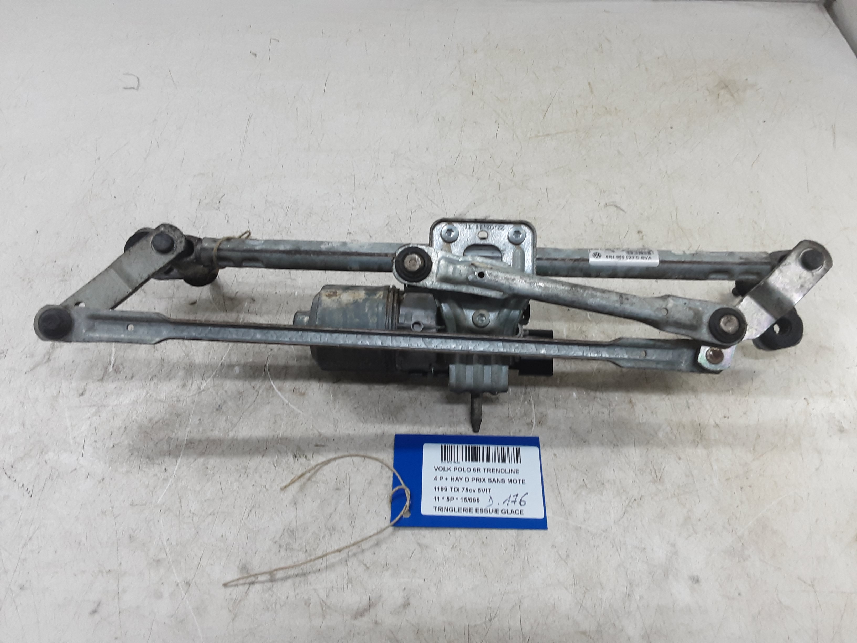 RUITENWISSER MECHANISME Vw POLO (6R) 6/09 - 4/14