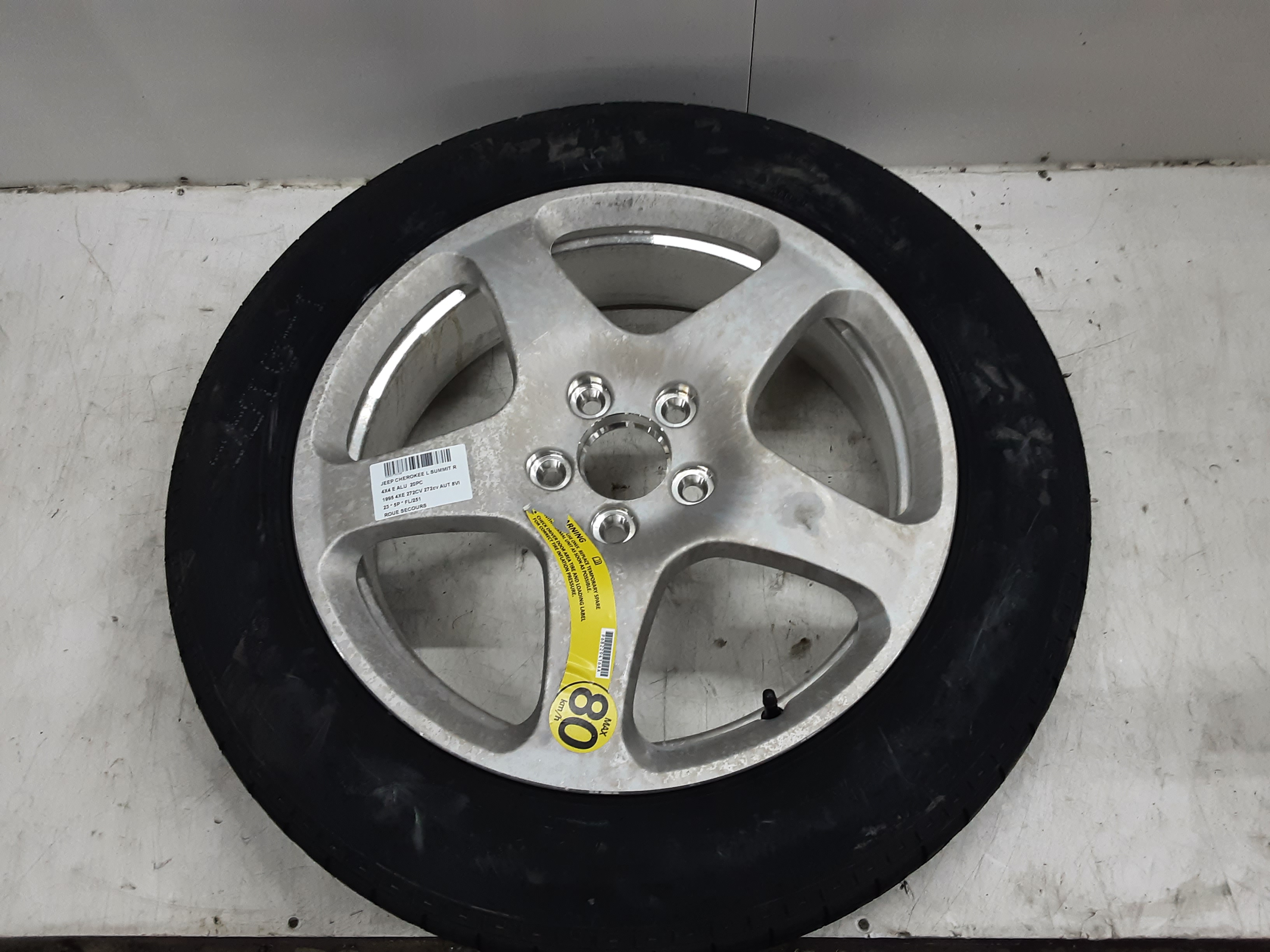 ROUE DE SECOURS Jeep GRAND CHEROKEE (WL) 2021+