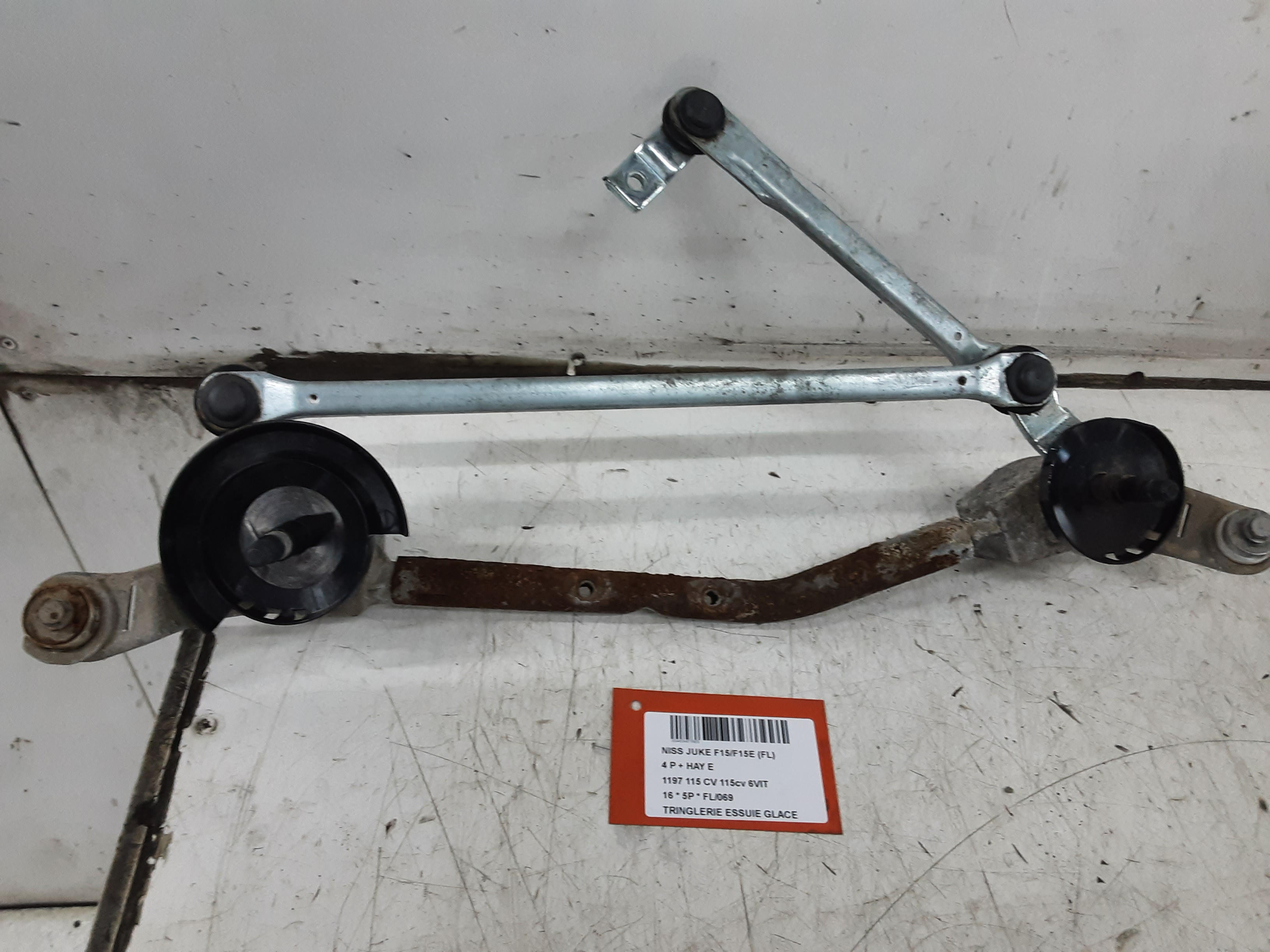 RUITENWISSER MECHANISME Nissan JUKE 7/14 - 19