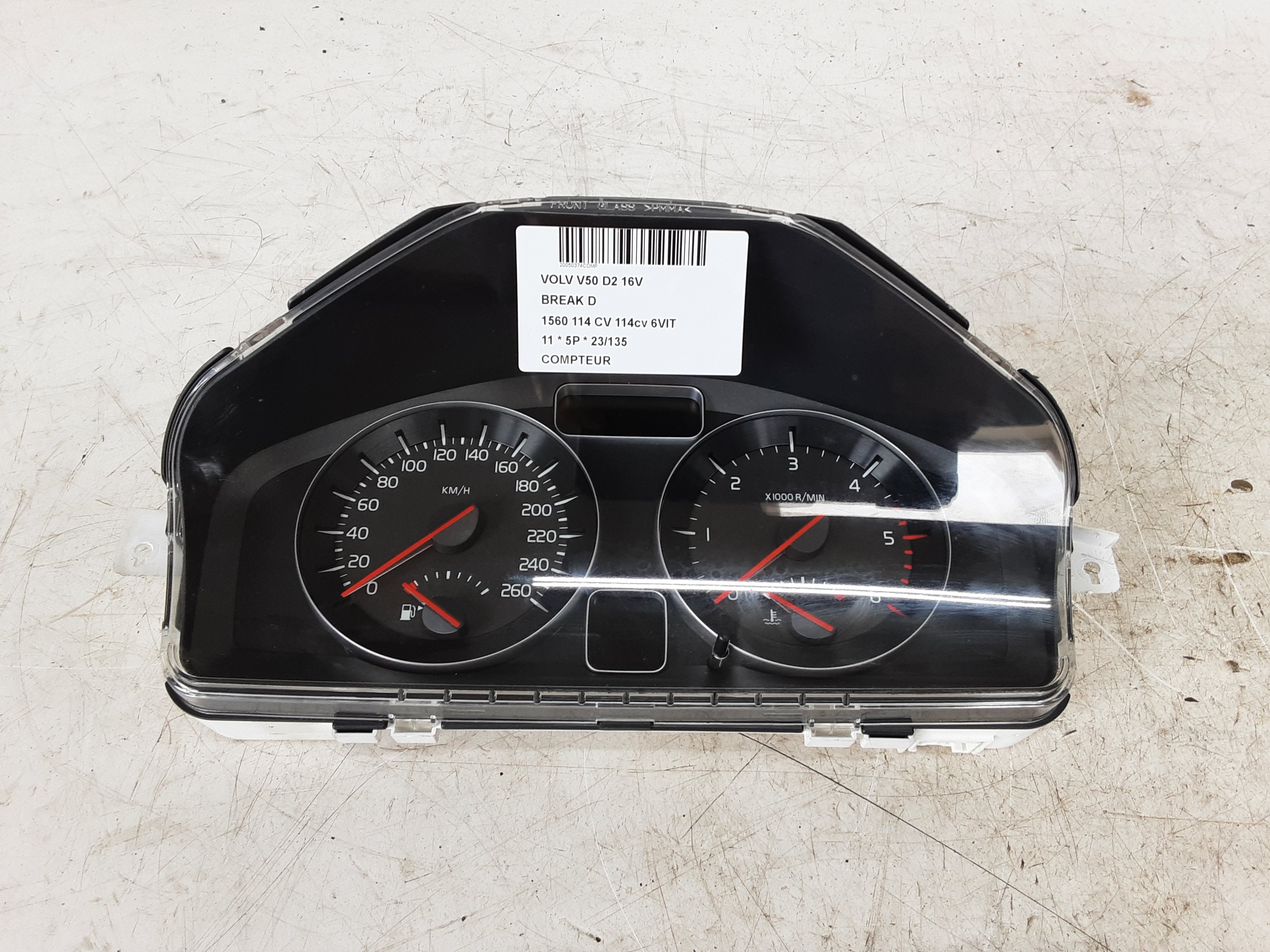 COMPTEUR Volvo V50 07 - 12