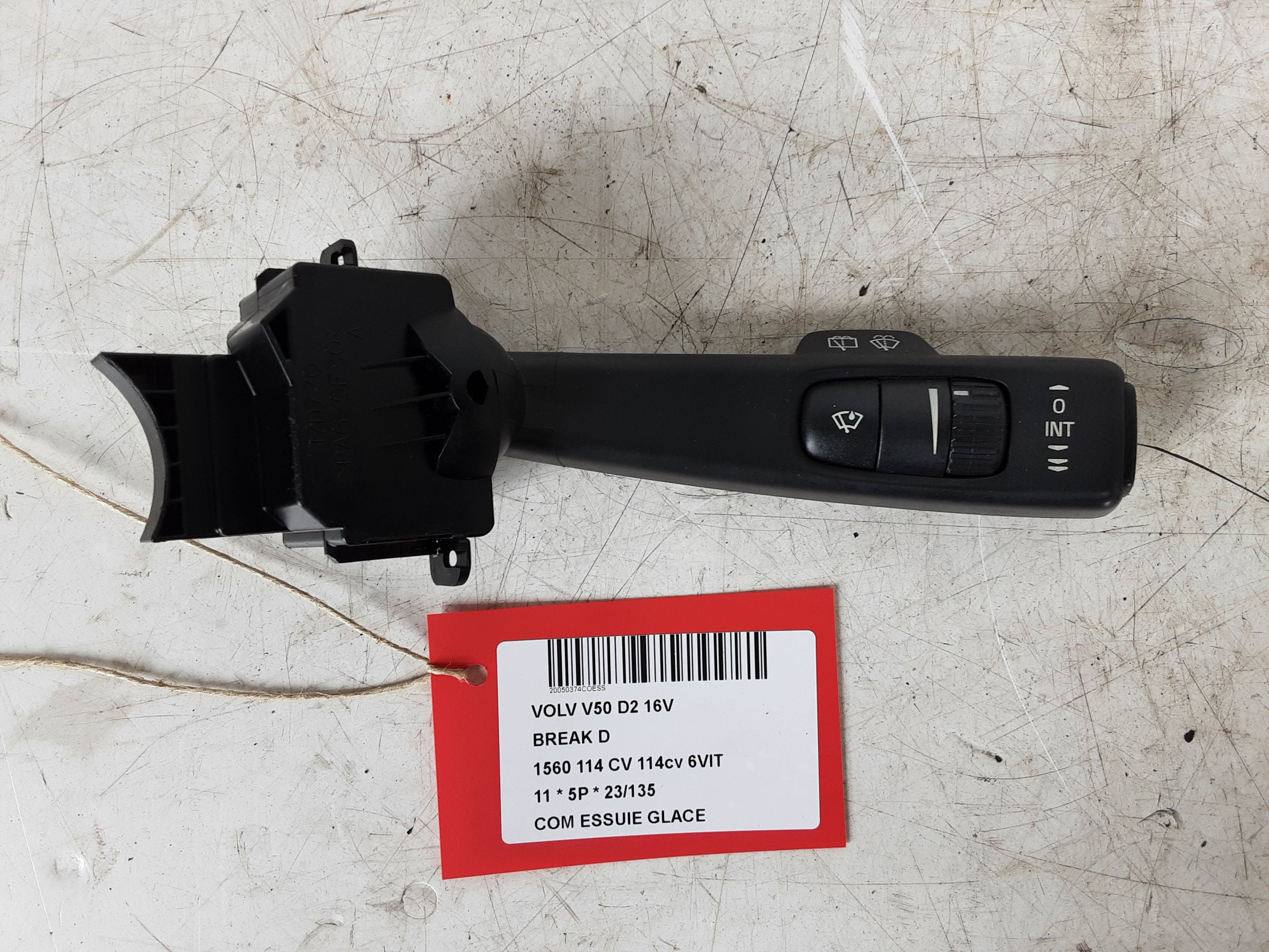 RUITENWISSER SCHAKELAAR Volvo V50 07 - 12