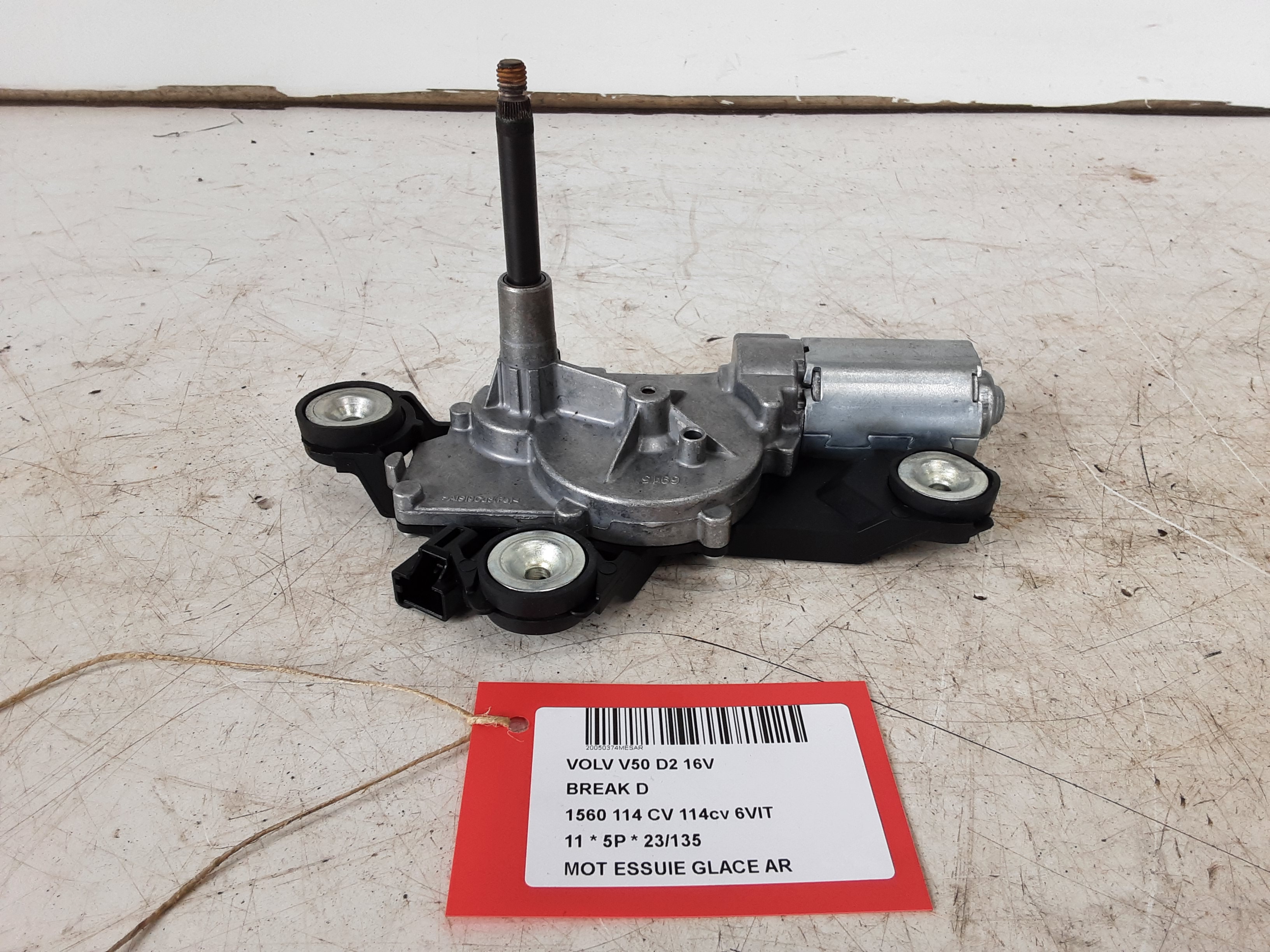 RUITENWISSERMOTOR ACHTER Volvo V50 07 - 12