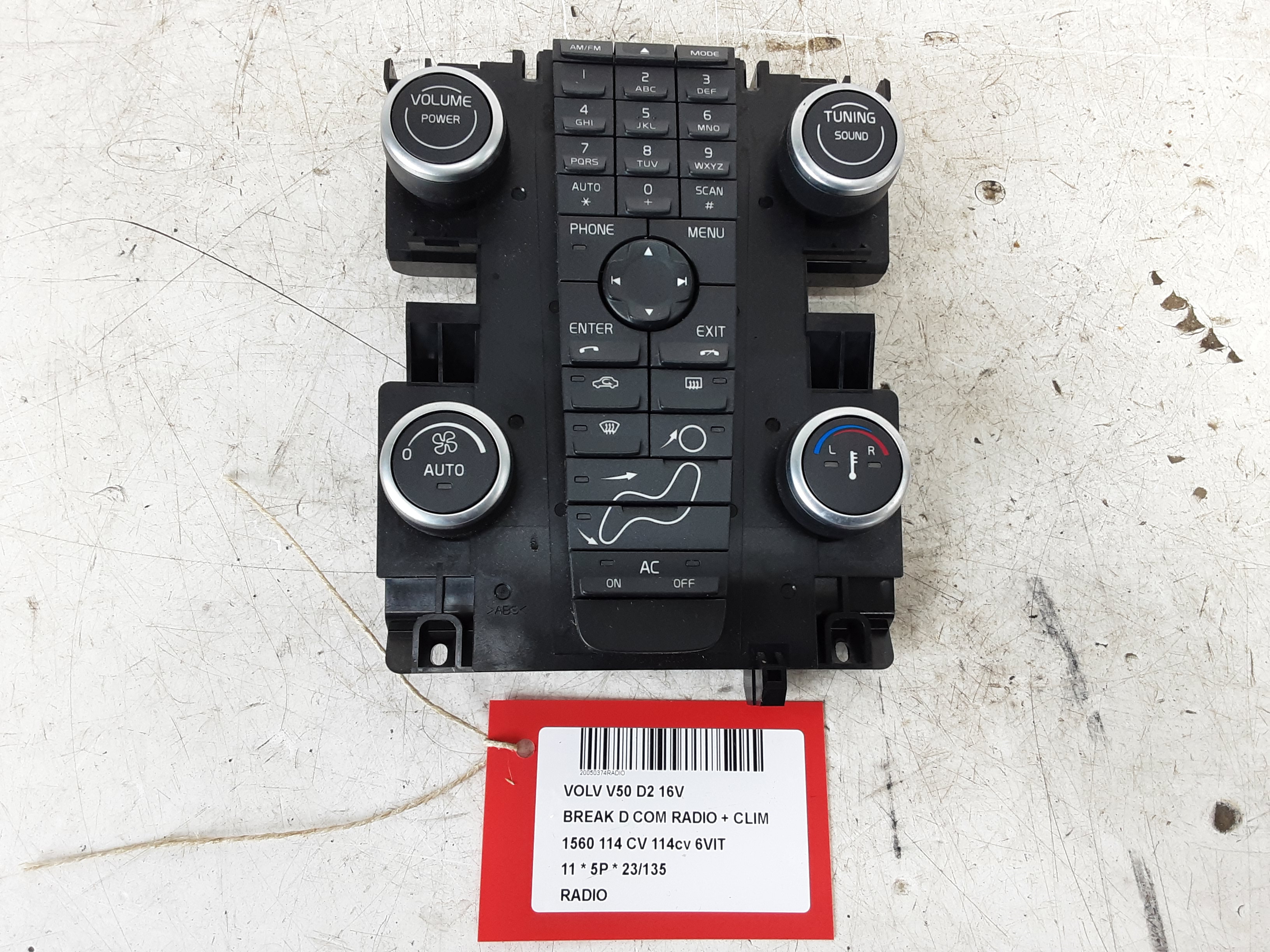 RADIO Volvo V50 07 - 12
