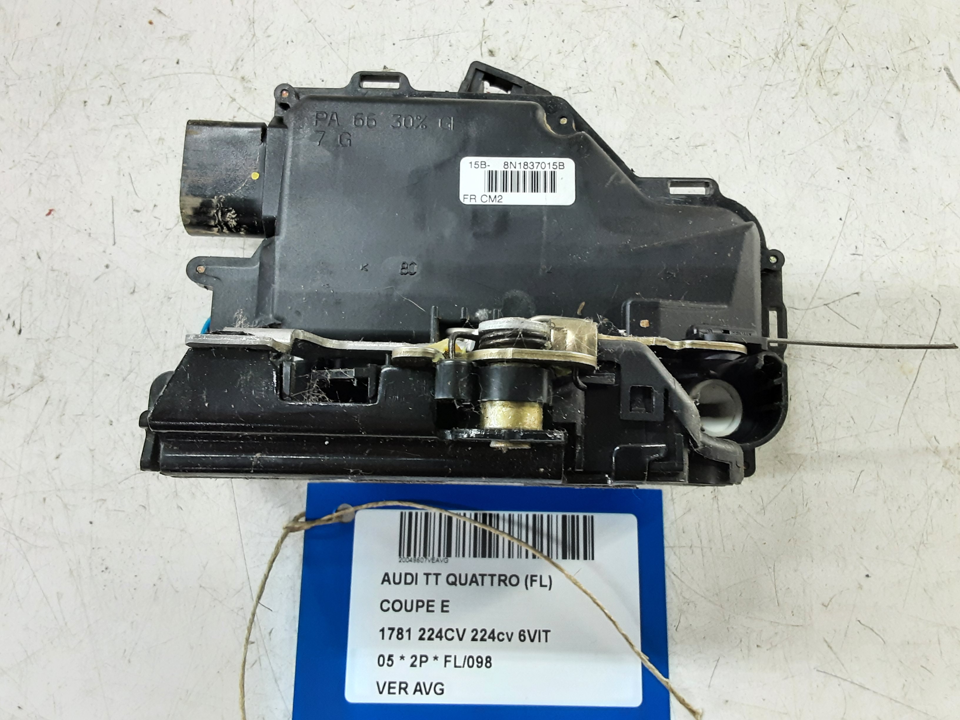 VERGRENDELING VOOR LINKS Audi TT 10/98 - 06