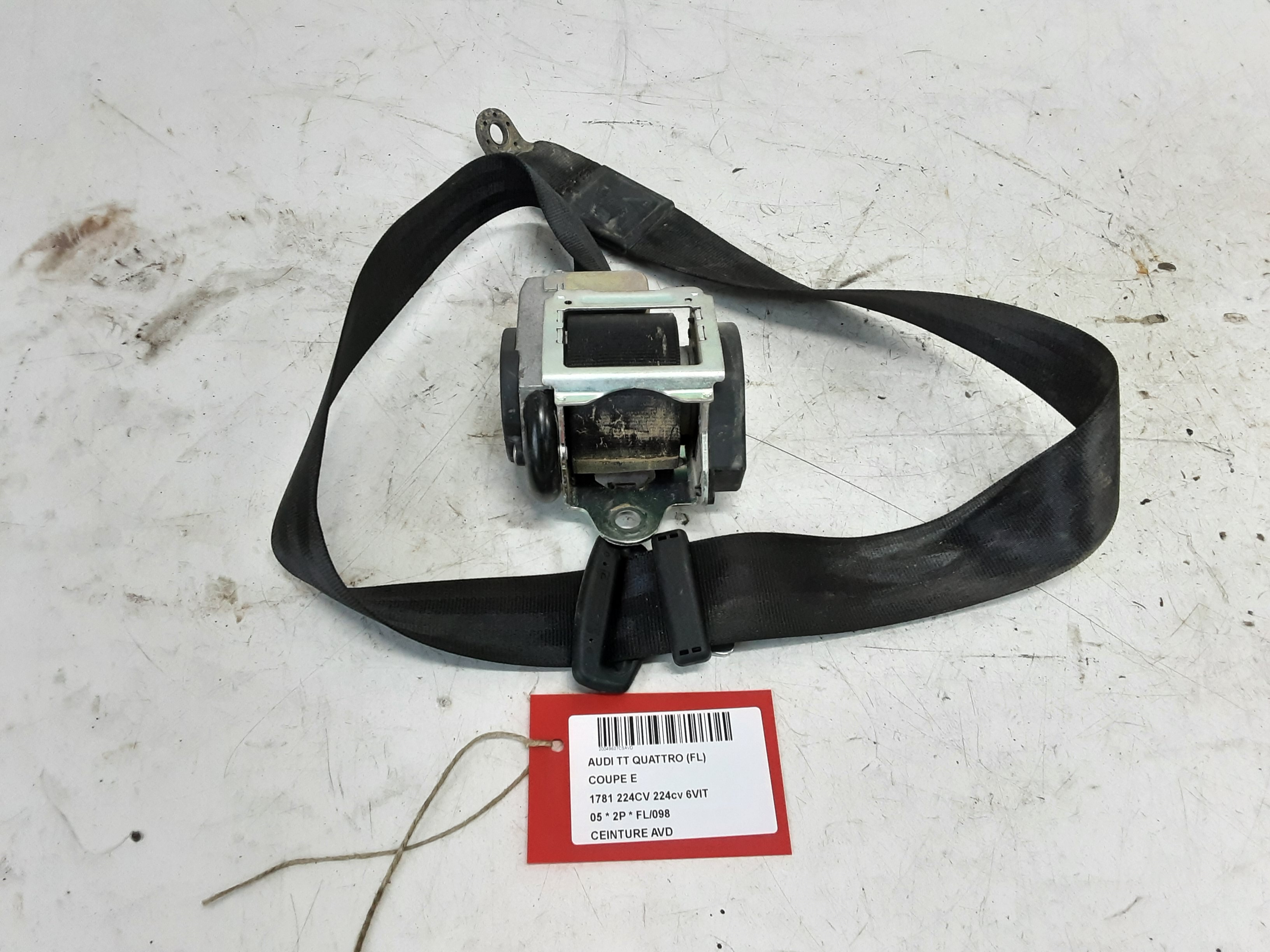 VEILIGHEIDSGORDEL VOOR RECHTS Audi TT 10/98 - 06