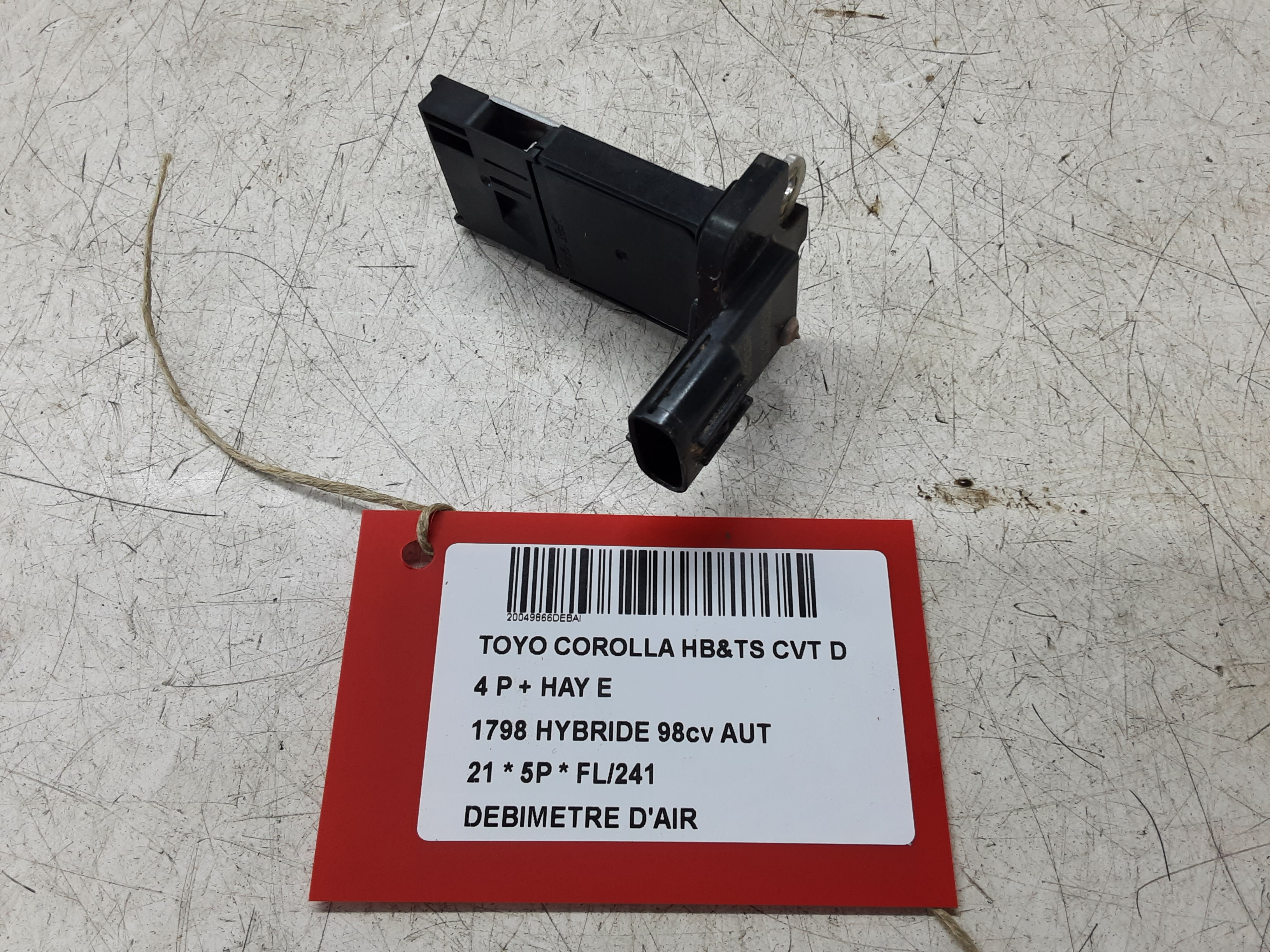 DEBIMETRE D&#039;AIR Toyota COROLLA 5P/5D 18+